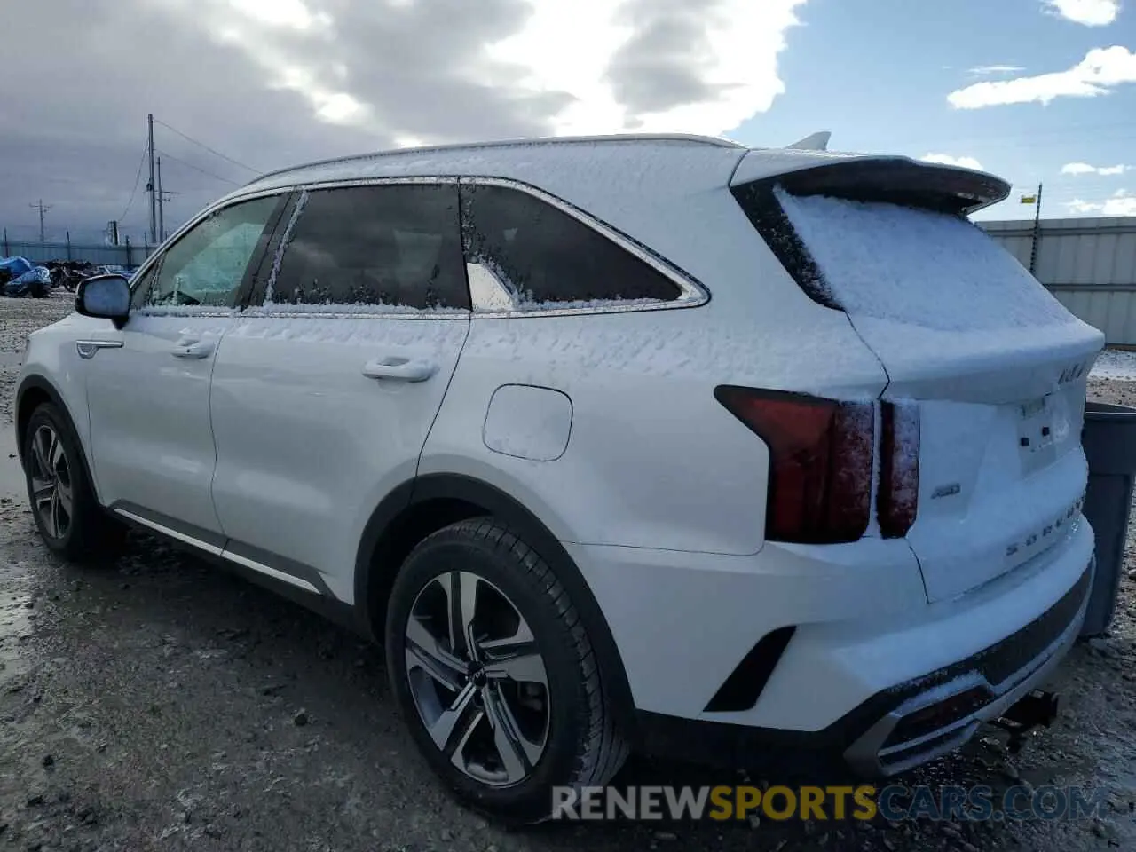 2 fotografías del automóvil dañado KNDRJDLH2N5072387 KIA SORENTO 2022