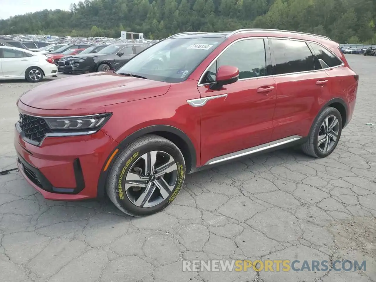 1 fotografías del automóvil dañado KNDRJDLH2N5089836 KIA SORENTO 2022