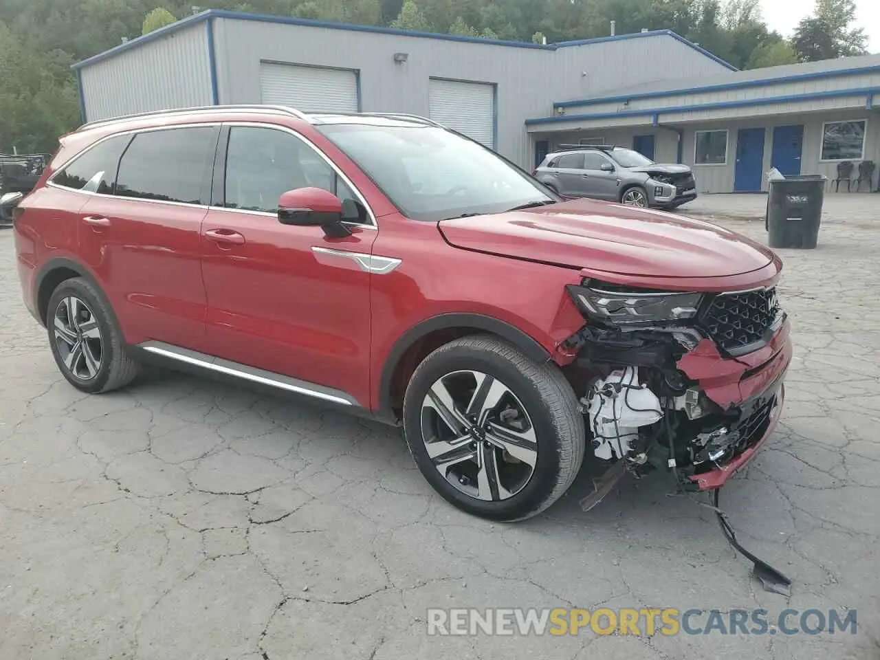 4 fotografías del automóvil dañado KNDRJDLH2N5089836 KIA SORENTO 2022