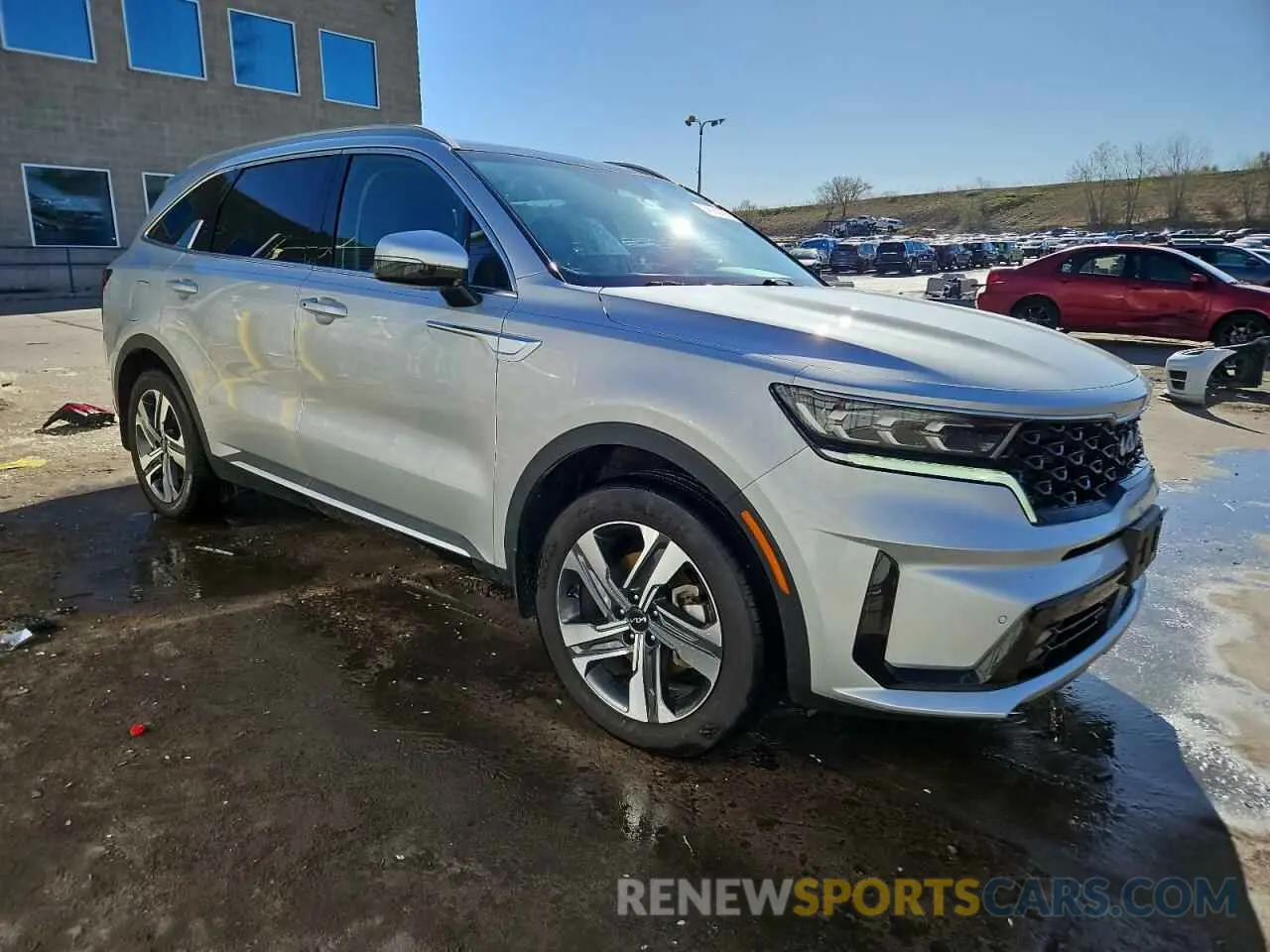 4 fotografías del automóvil dañado KNDRJDLH8N5077982 KIA SORENTO 2022