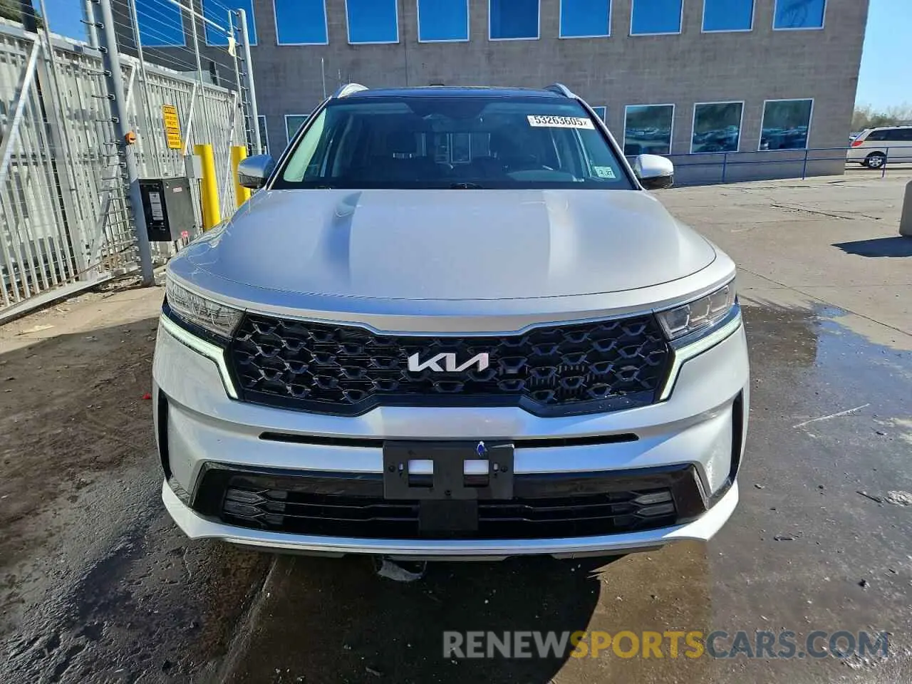 5 fotografías del automóvil dañado KNDRJDLH8N5077982 KIA SORENTO 2022