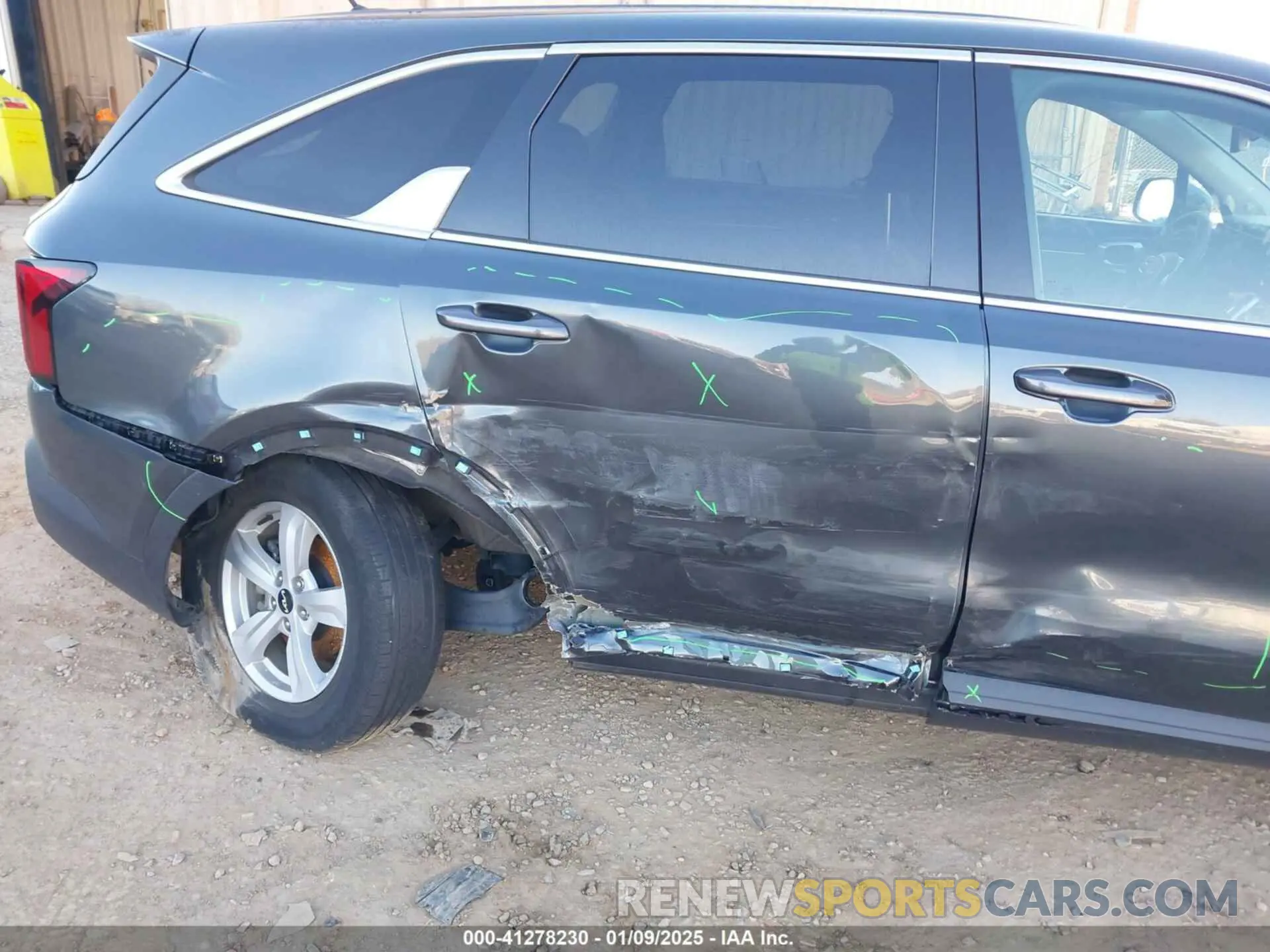 6 fotografías del automóvil dañado 5XYRG4LC2PG165455 KIA SORENTO 2023