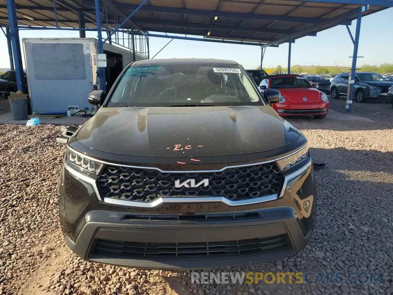 5 fotografías del automóvil dañado 5XYRG4LC4PG248448 KIA SORENTO 2023