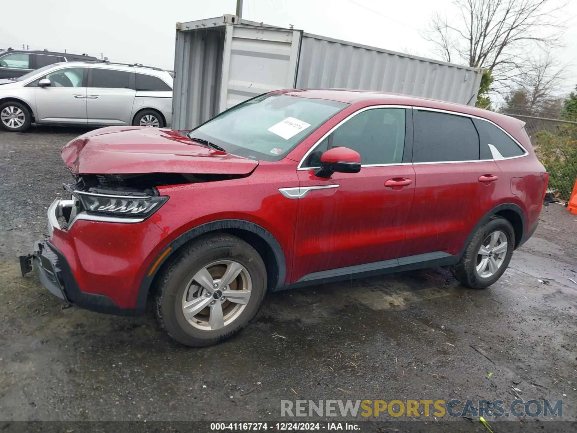 14 fotografías del automóvil dañado 5XYRG4LC5PG241489 KIA SORENTO 2023