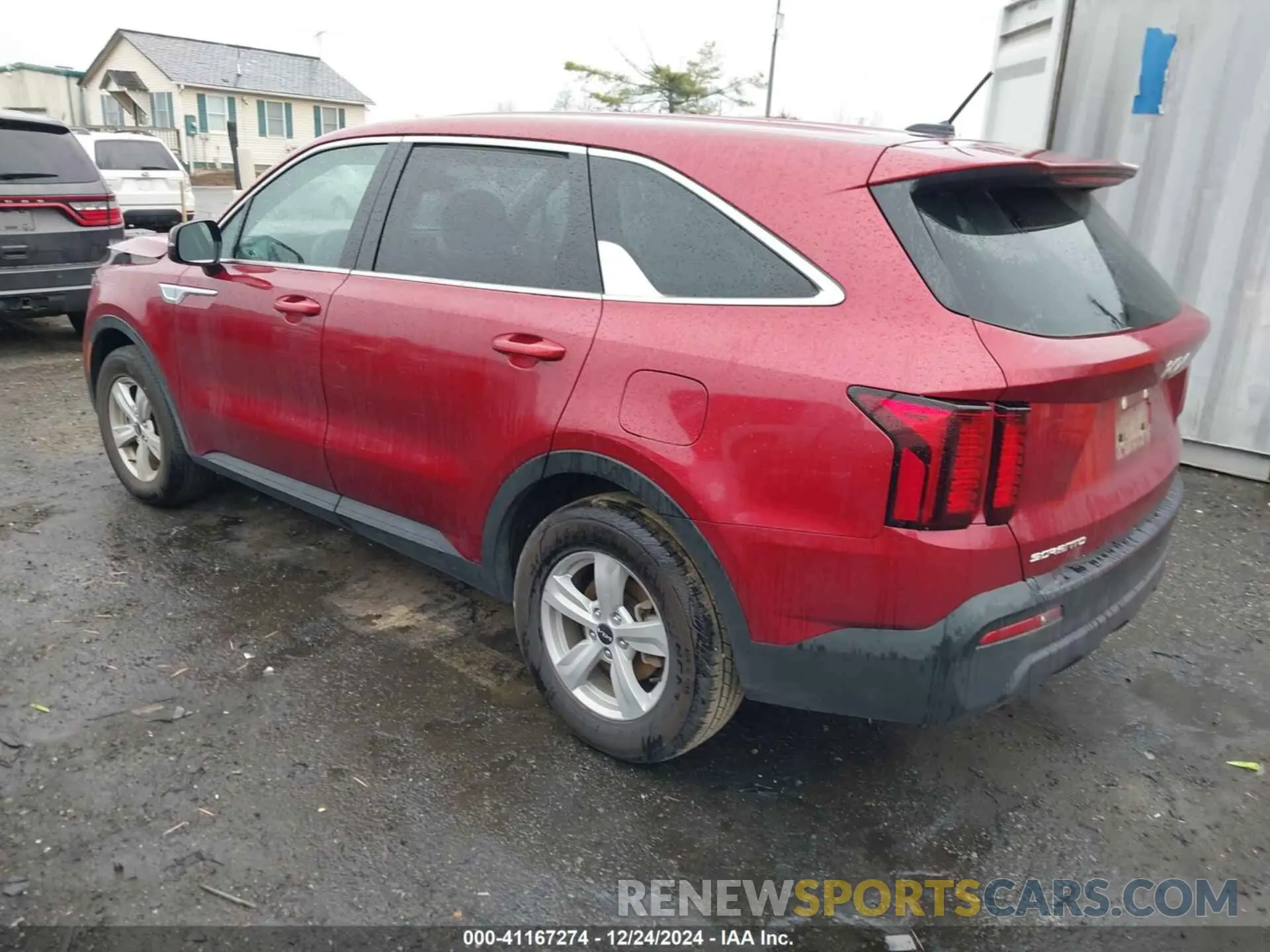 3 fotografías del automóvil dañado 5XYRG4LC5PG241489 KIA SORENTO 2023