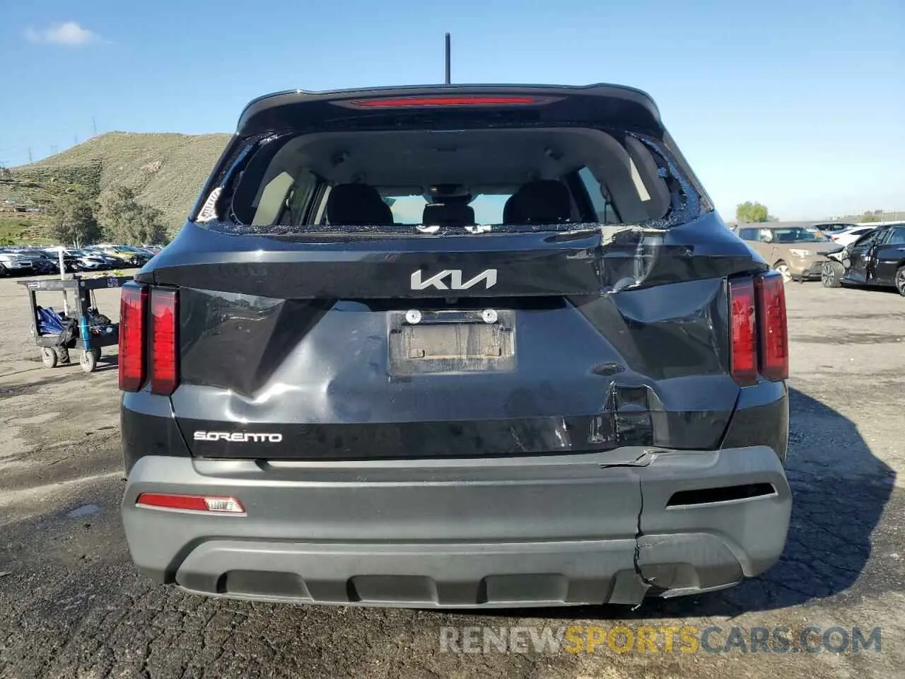 6 fotografías del automóvil dañado 5XYRG4LC6PG199091 KIA SORENTO 2023