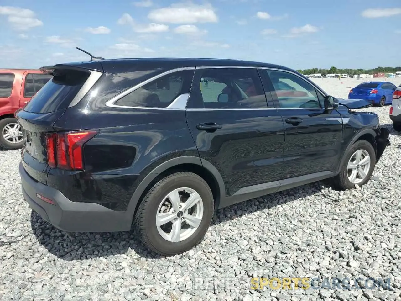 3 fotografías del automóvil dañado 5XYRG4LCXPG185856 KIA SORENTO 2023