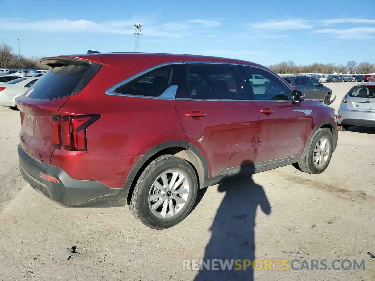 3 fotografías del automóvil dañado 5XYRG4LCXPG196419 KIA SORENTO 2023