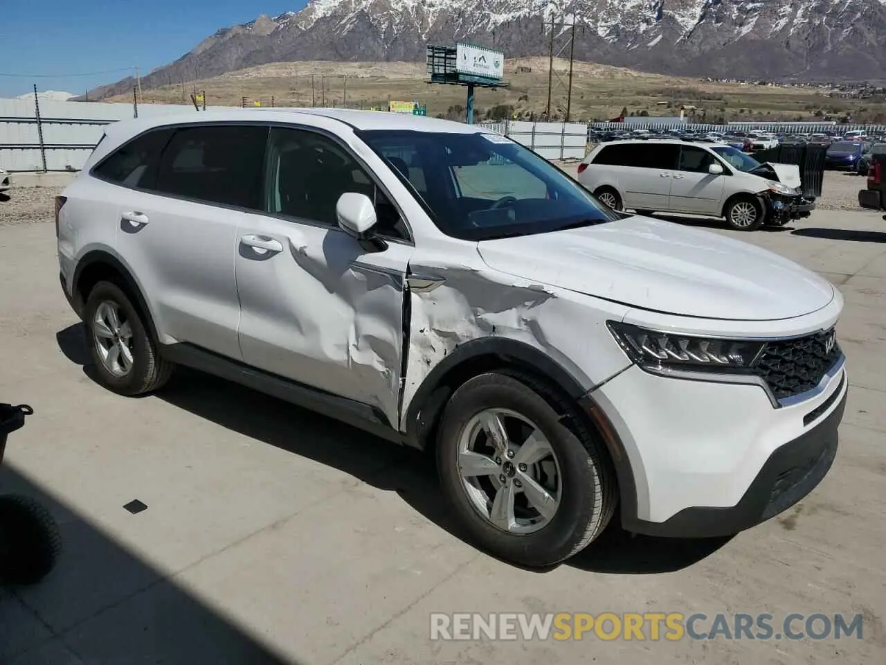 4 fotografías del automóvil dañado 5XYRGDLC3PG242057 KIA SORENTO 2023
