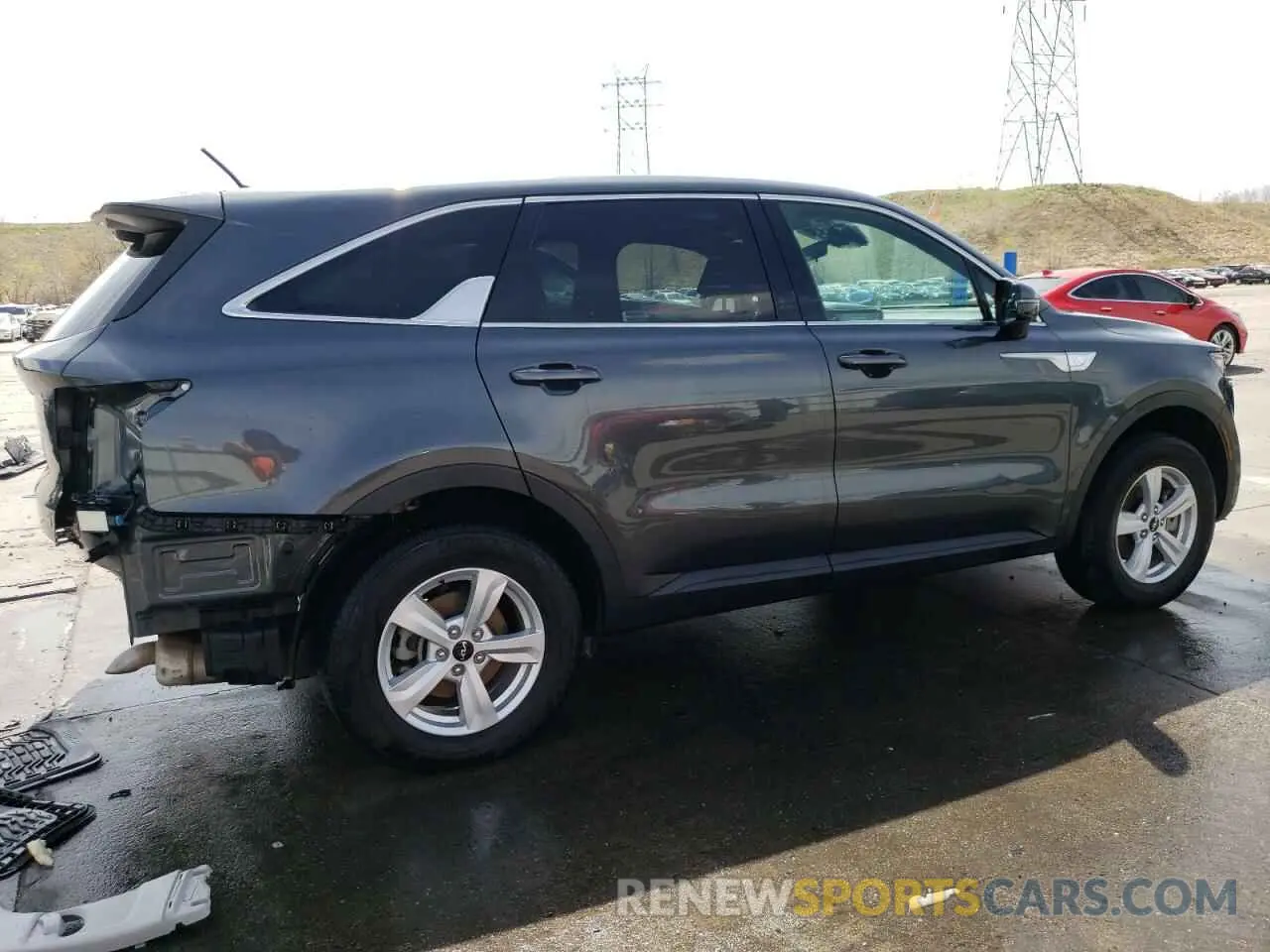 3 fotografías del automóvil dañado 5XYRGDLC8PG167825 KIA SORENTO 2023