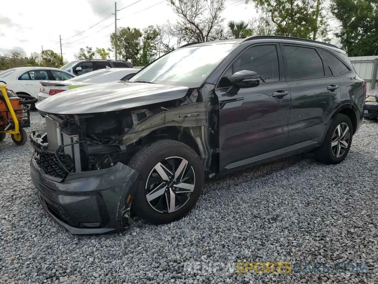 1 fotografías del automóvil dañado 5XYRH4LF2PG206903 KIA SORENTO 2023