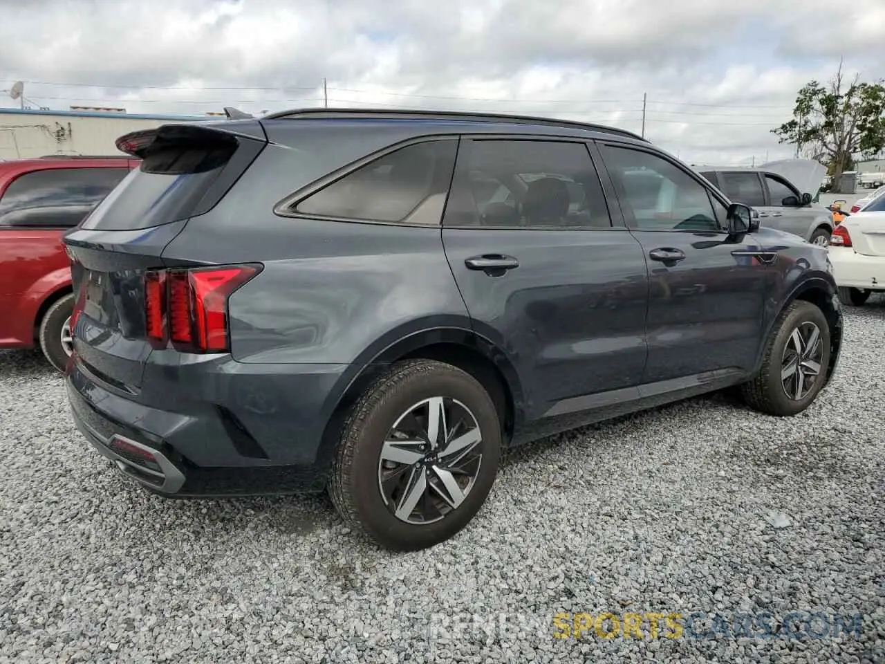 3 fotografías del automóvil dañado 5XYRH4LF2PG206903 KIA SORENTO 2023