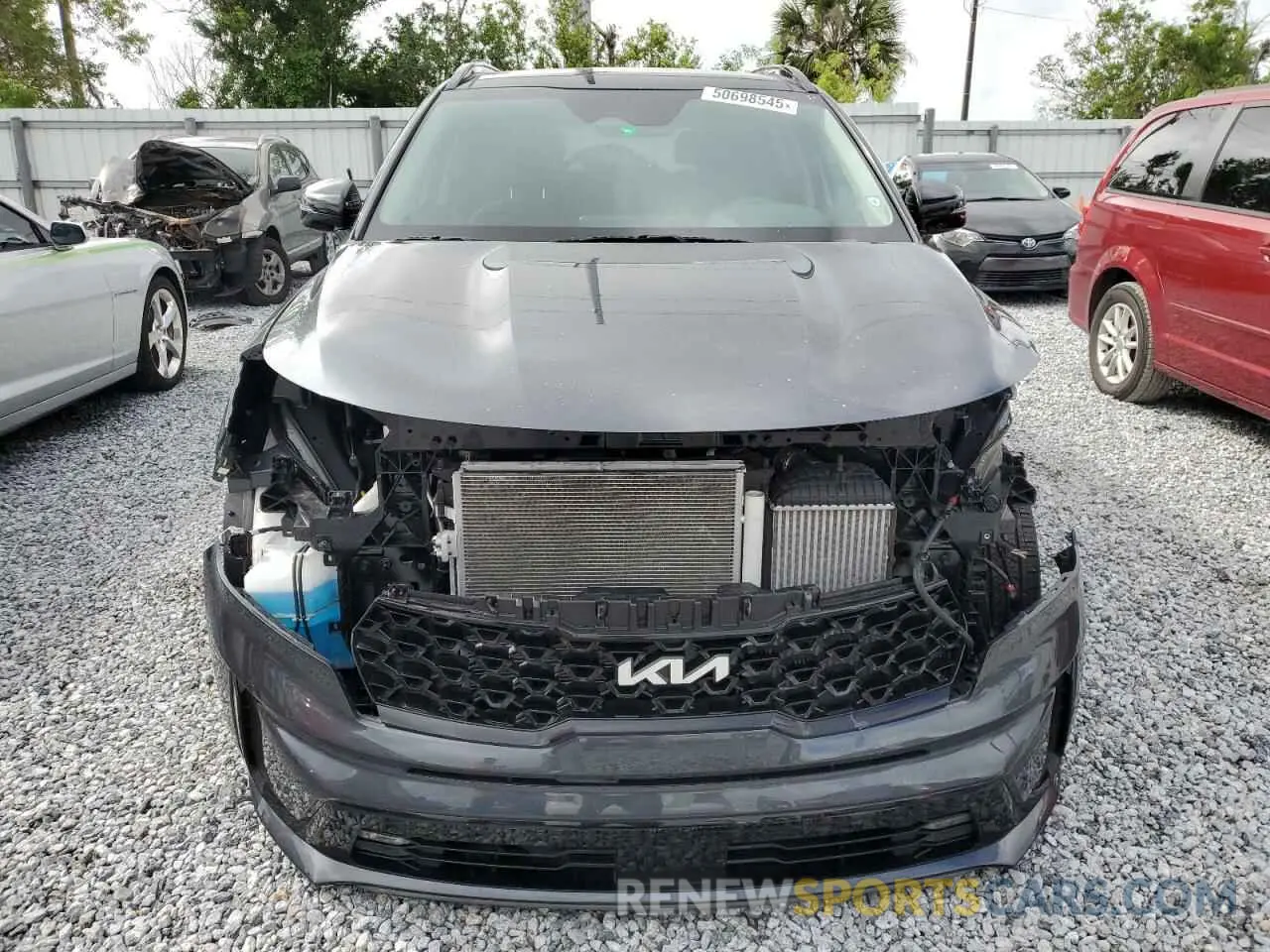 5 fotografías del automóvil dañado 5XYRH4LF2PG206903 KIA SORENTO 2023