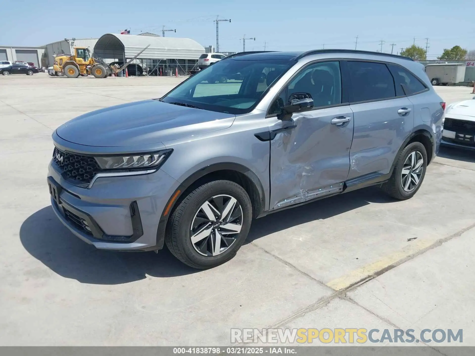 2 fotografías del automóvil dañado 5XYRH4LF4PG201251 KIA SORENTO 2023