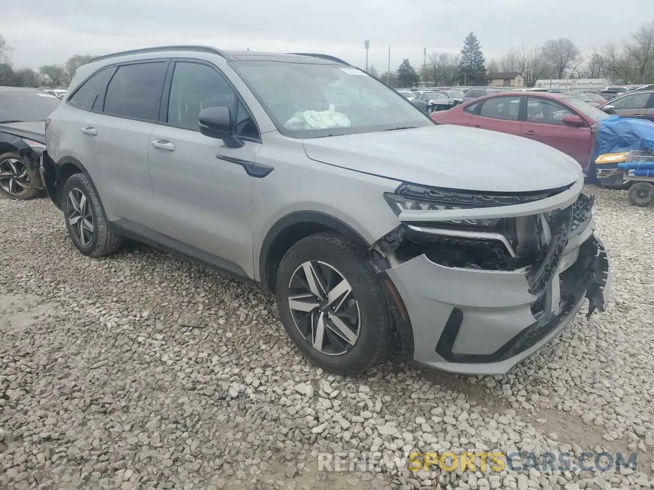 4 fotografías del automóvil dañado 5XYRH4LF5PG202442 KIA SORENTO 2023