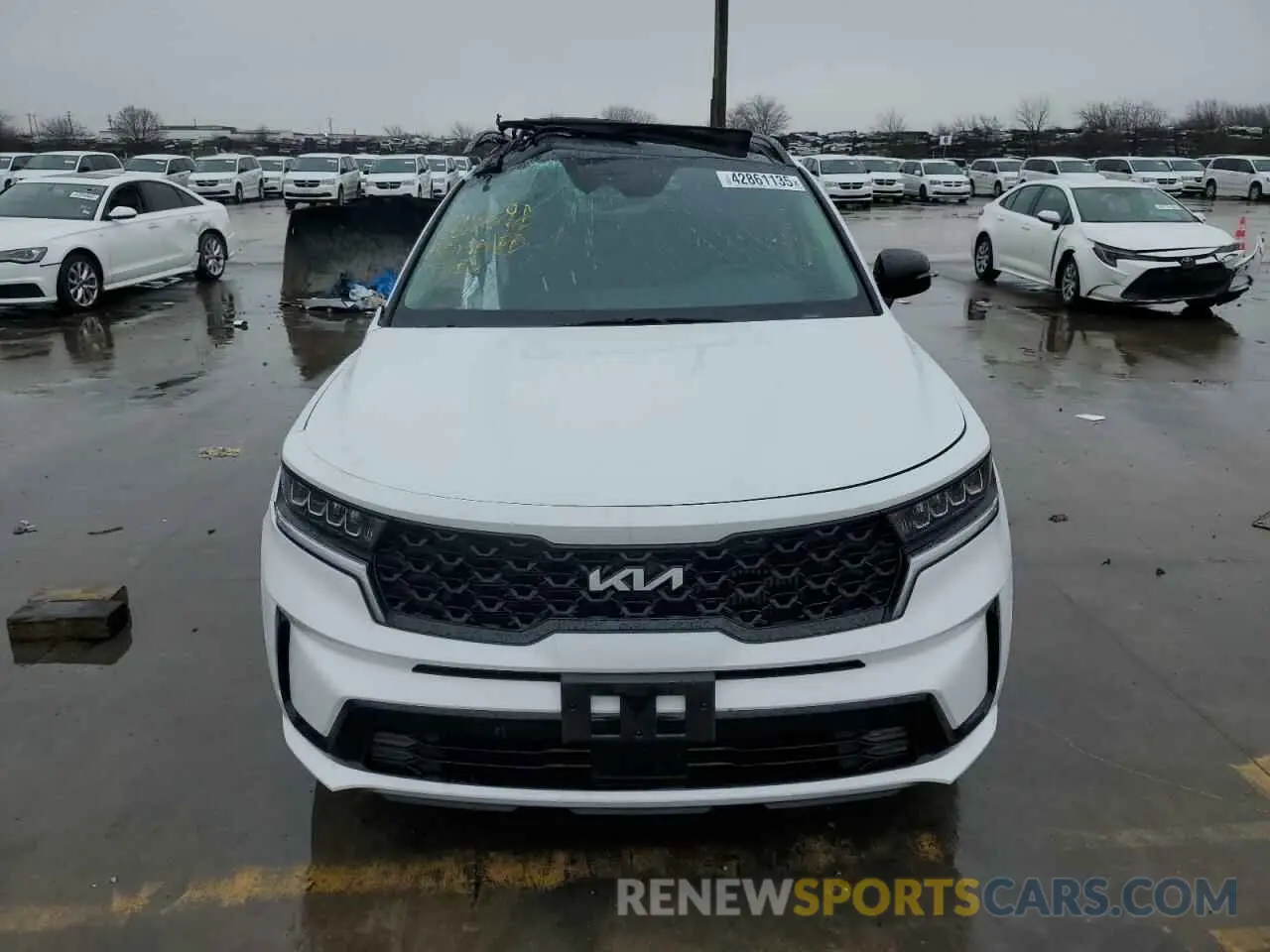 5 fotografías del automóvil dañado 5XYRH4LF5PG240060 KIA SORENTO 2023