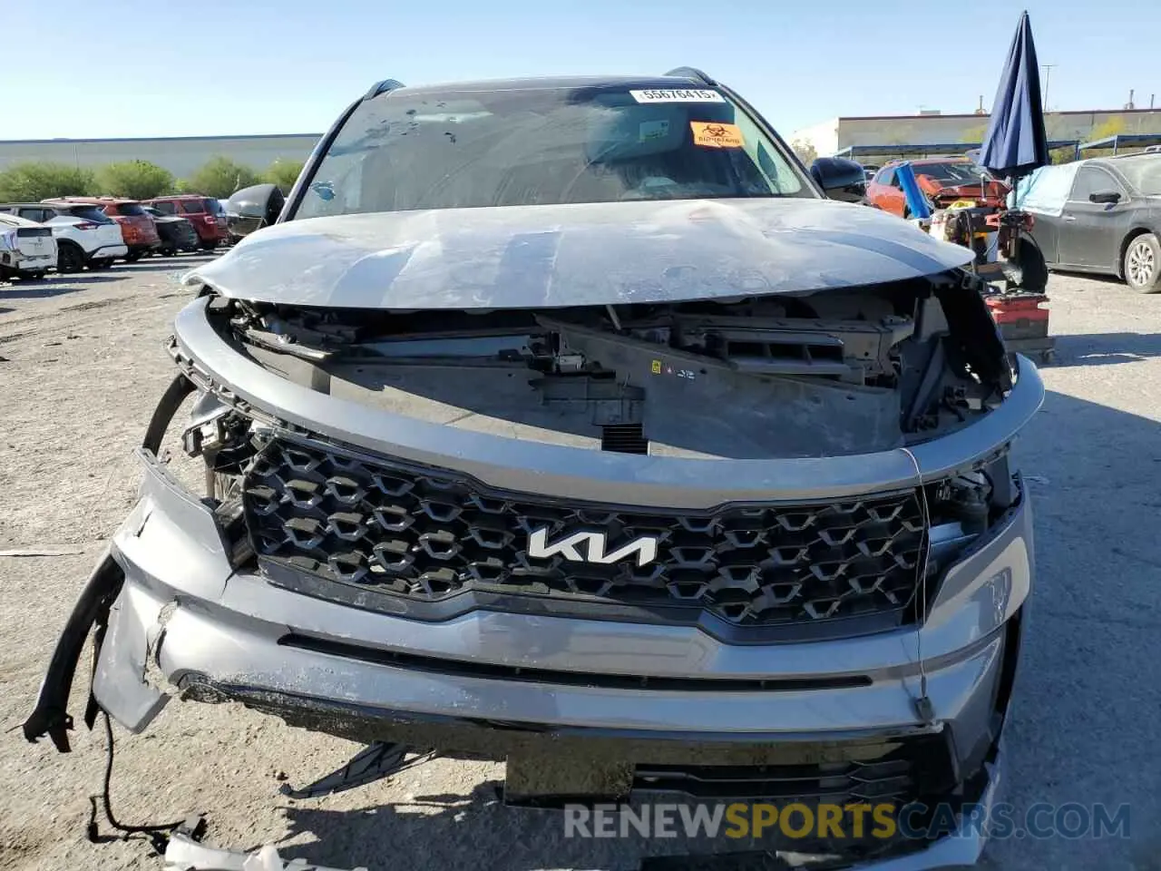 5 fotografías del automóvil dañado 5XYRH4LF6PG172111 KIA SORENTO 2023