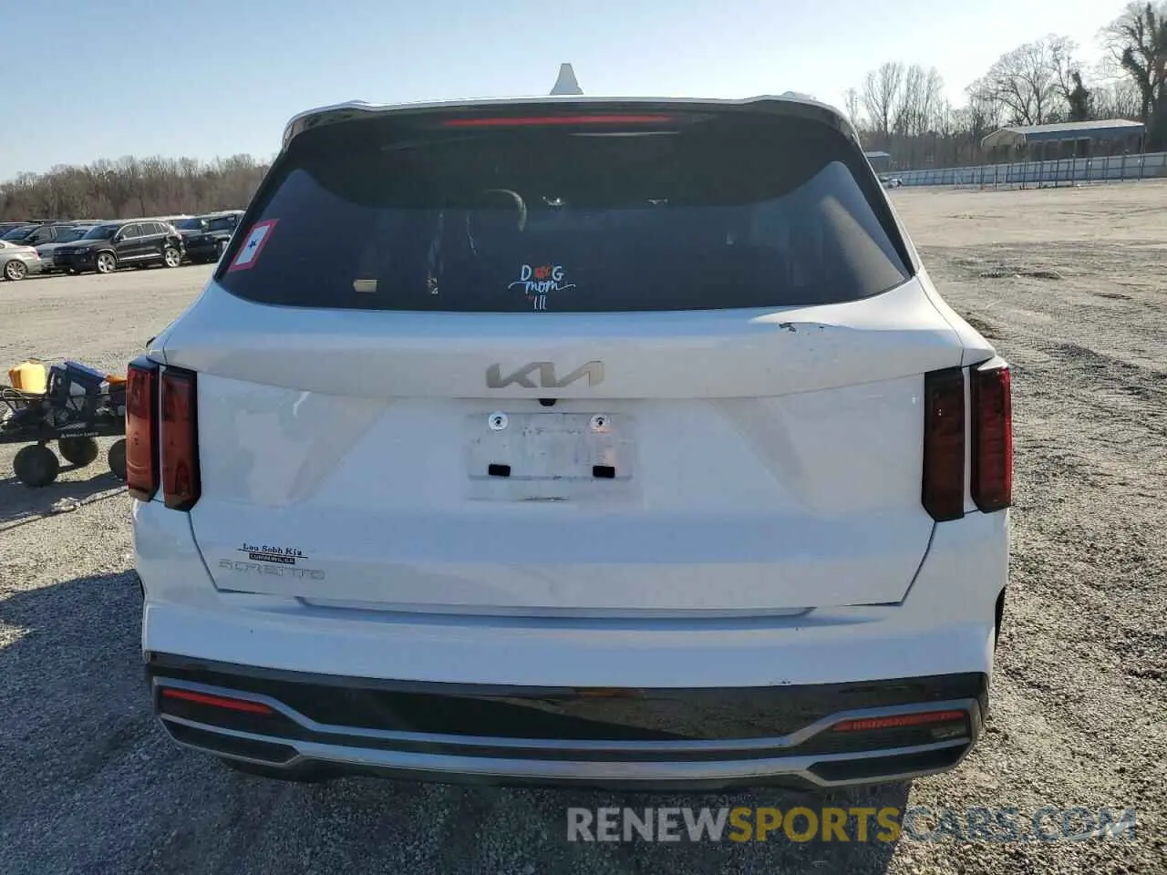 6 fotografías del automóvil dañado 5XYRH4LFXPG180681 KIA SORENTO 2023