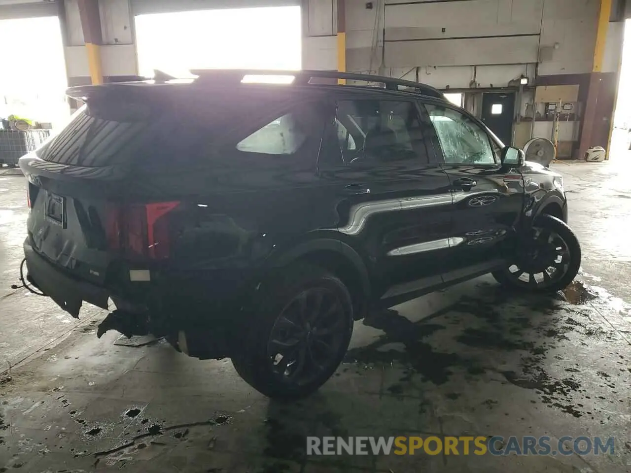 3 fotografías del automóvil dañado 5XYRHDLF1PG198406 KIA SORENTO 2023