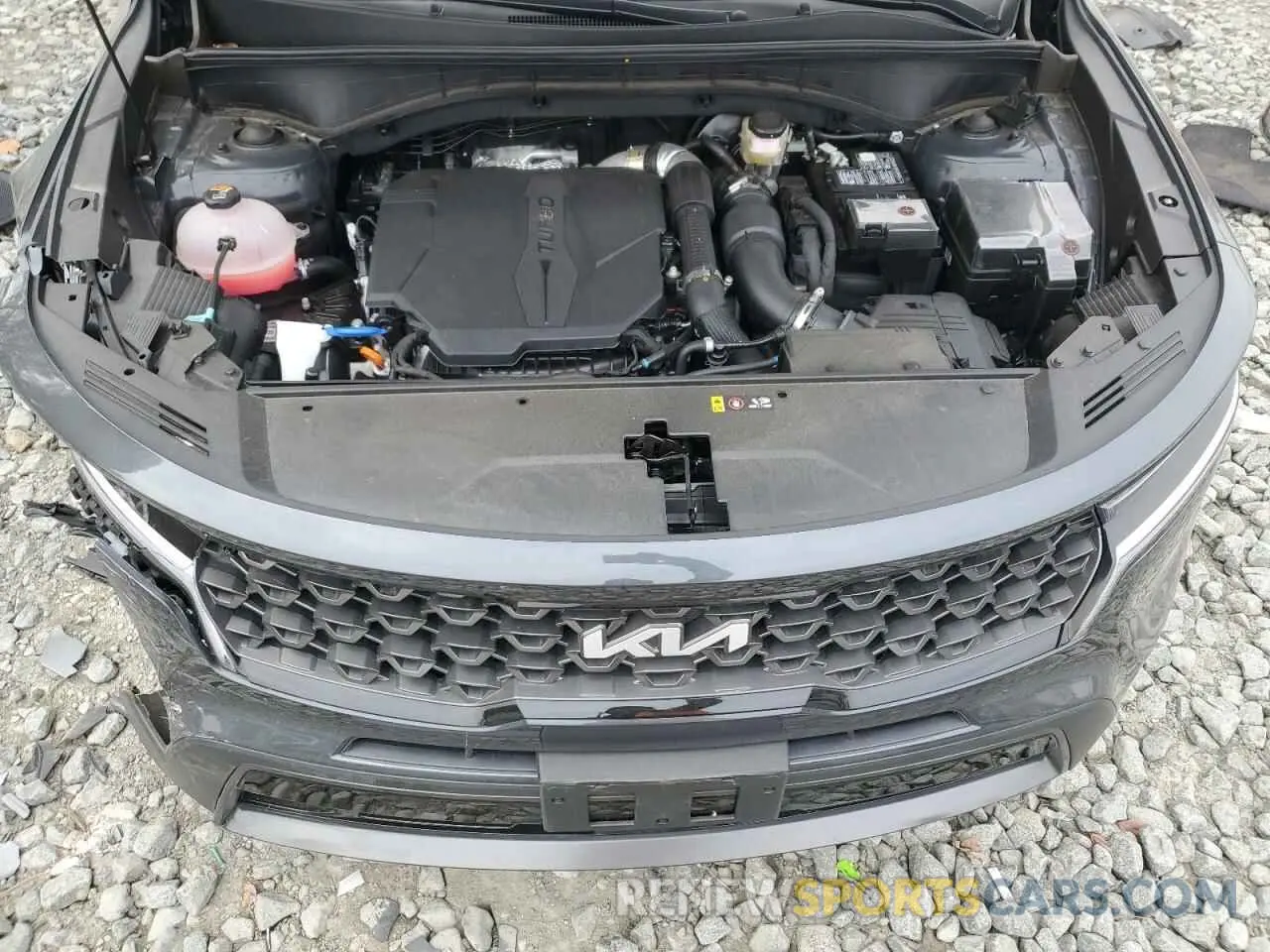 13 fotografías del automóvil dañado 5XYRHDLF9PG248811 KIA SORENTO 2023
