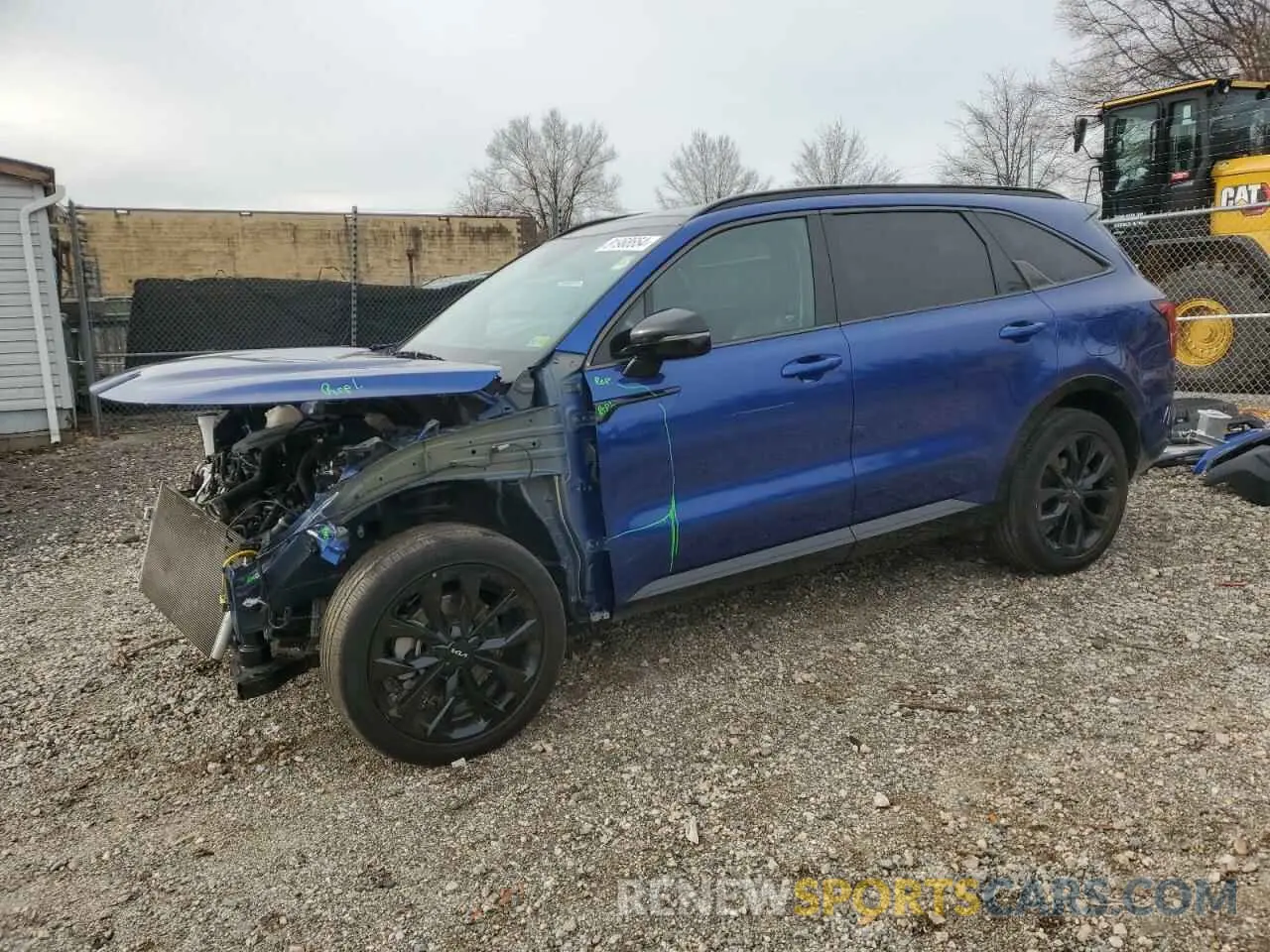 1 fotografías del automóvil dañado 5XYRK4LF0PG216489 KIA SORENTO 2023