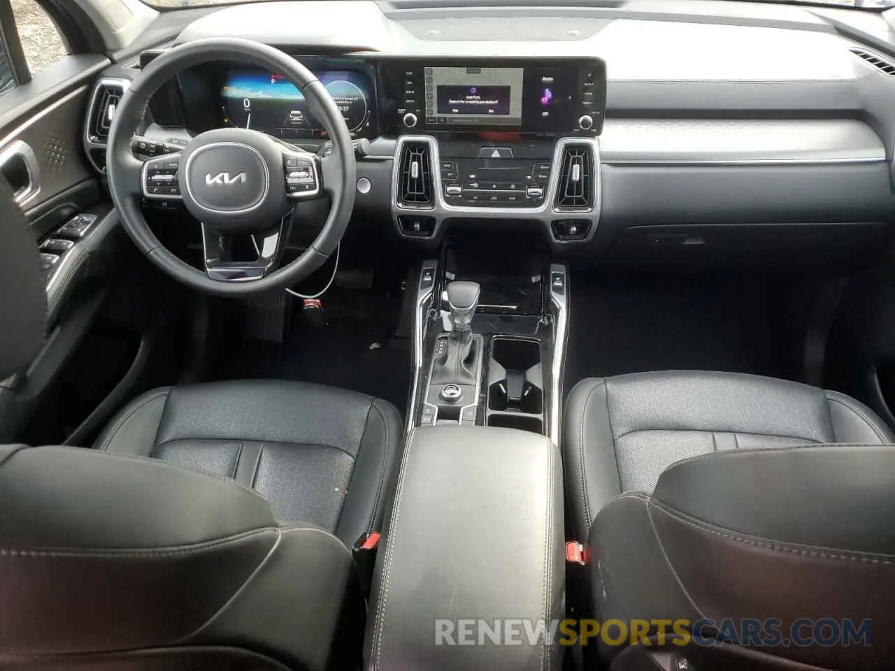 8 fotografías del automóvil dañado 5XYRK4LF0PG216489 KIA SORENTO 2023