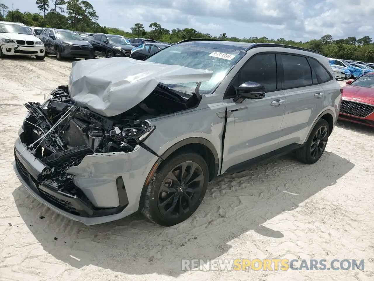 1 fotografías del automóvil dañado 5XYRK4LF2PG206496 KIA SORENTO 2023