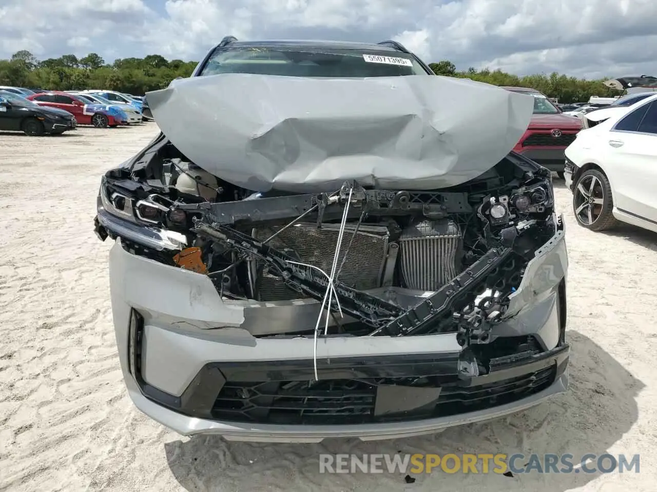 5 fotografías del automóvil dañado 5XYRK4LF2PG206496 KIA SORENTO 2023