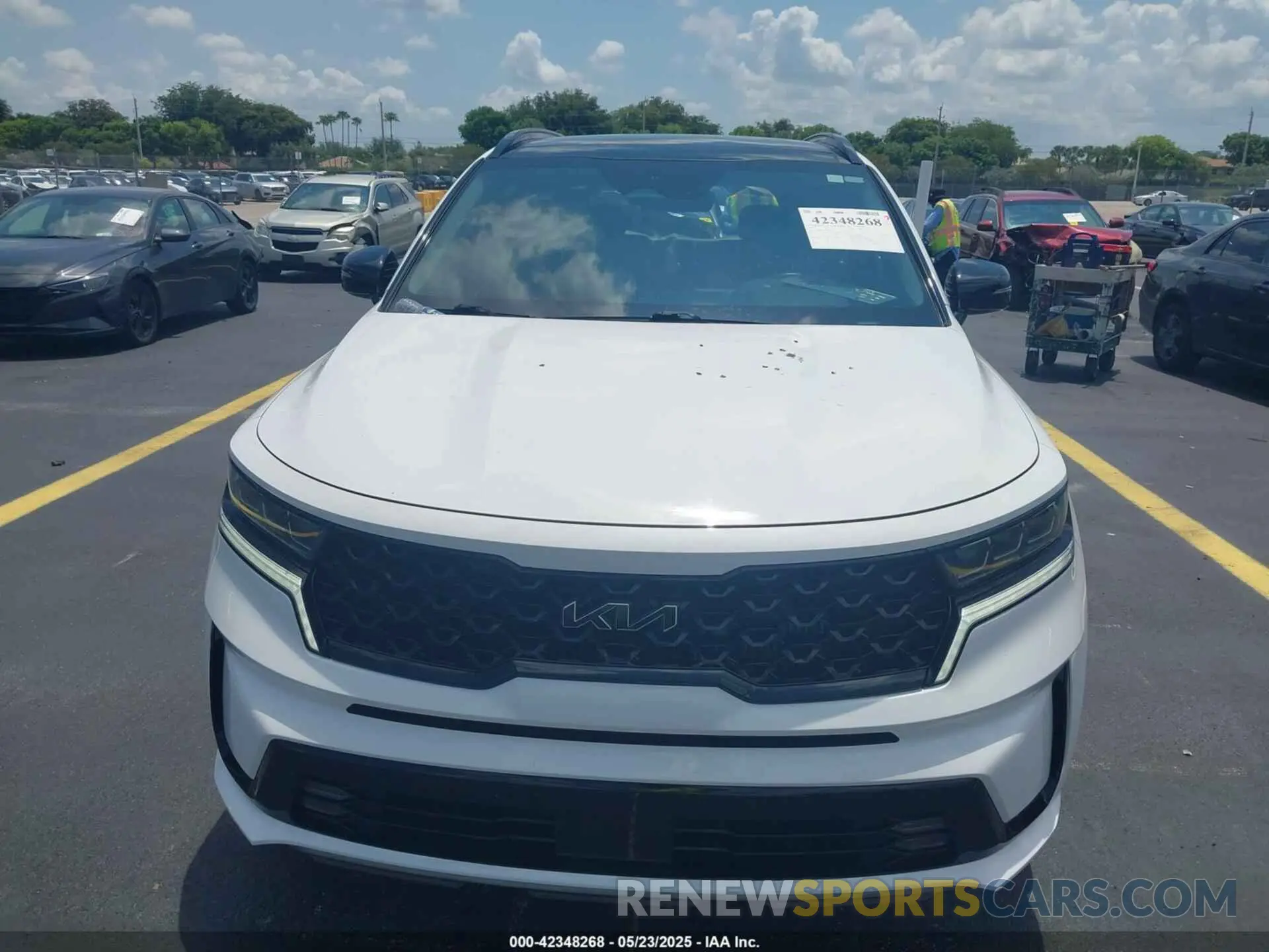 12 fotografías del automóvil dañado 5XYRK4LF4PG163487 KIA SORENTO 2023