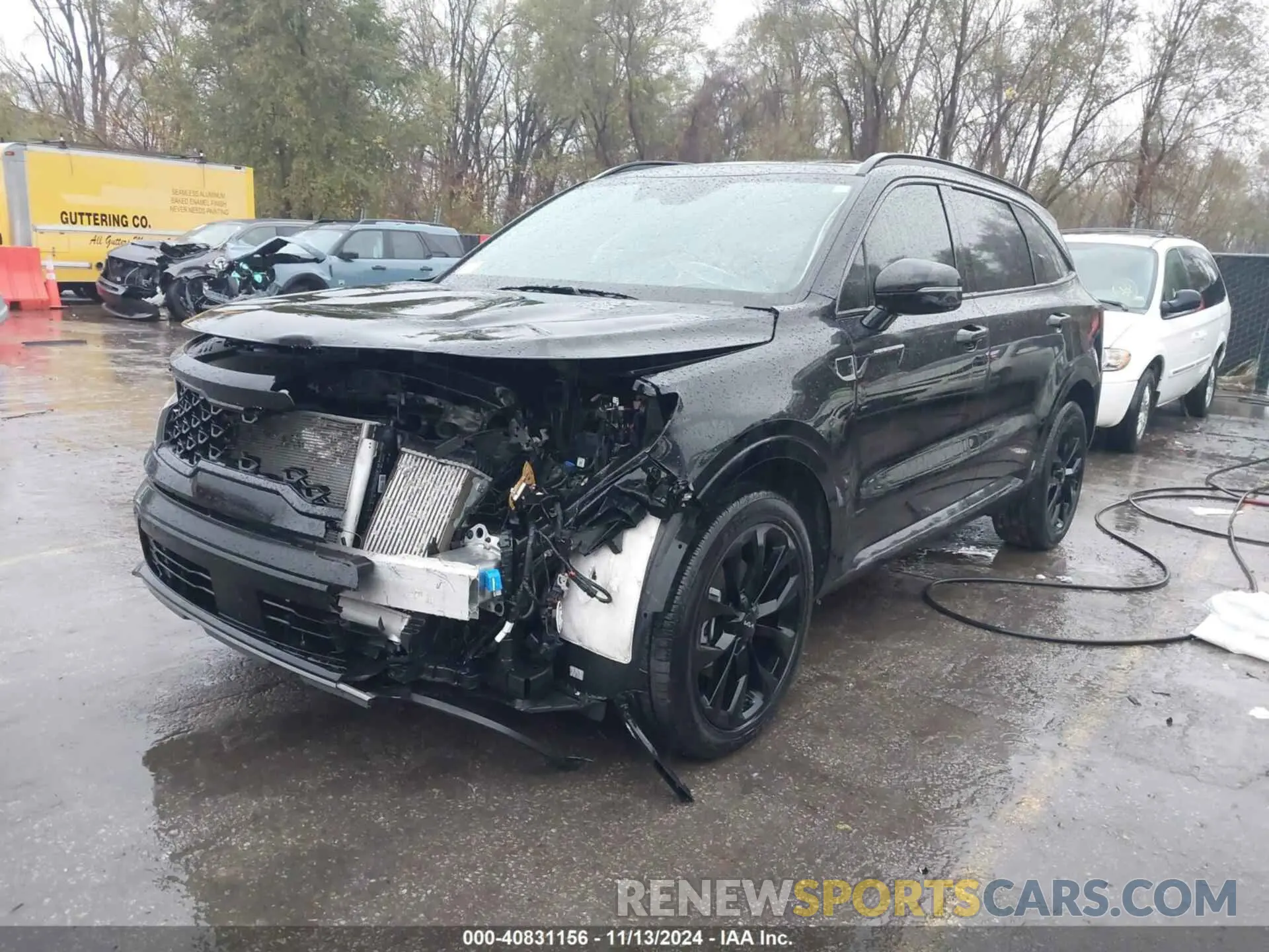 2 fotografías del automóvil dañado 5XYRK4LF5PG247009 KIA SORENTO 2023