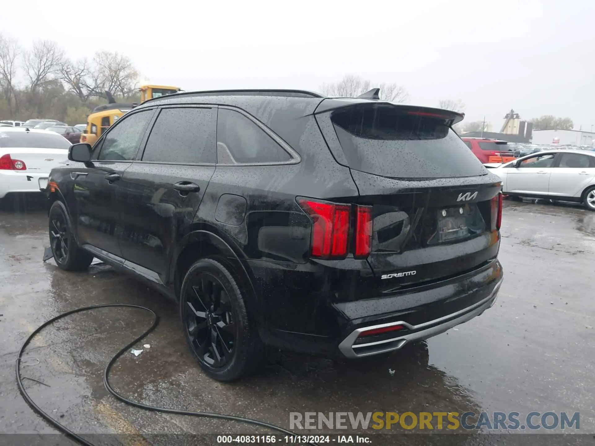 3 fotografías del automóvil dañado 5XYRK4LF5PG247009 KIA SORENTO 2023