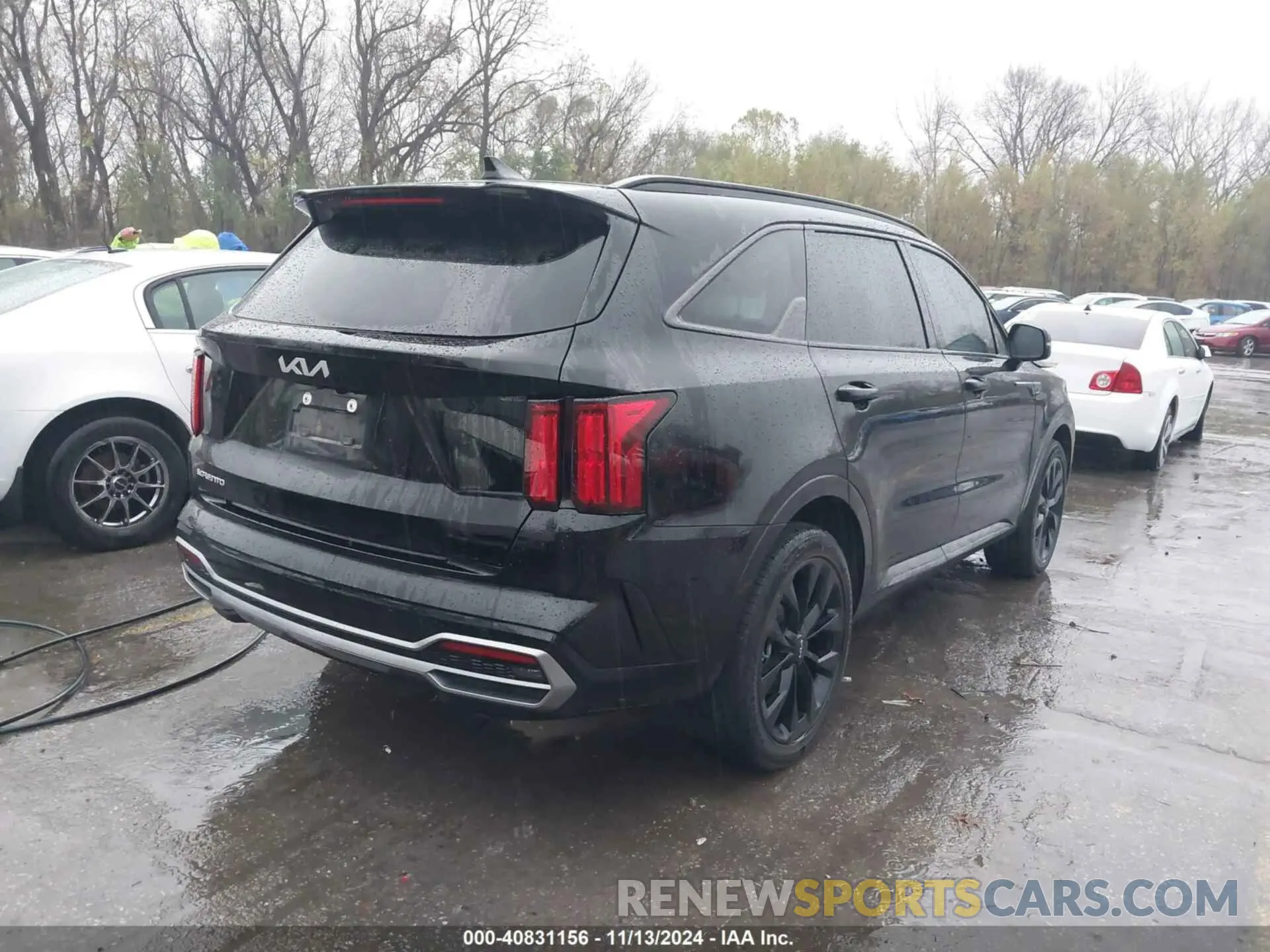 4 fotografías del automóvil dañado 5XYRK4LF5PG247009 KIA SORENTO 2023