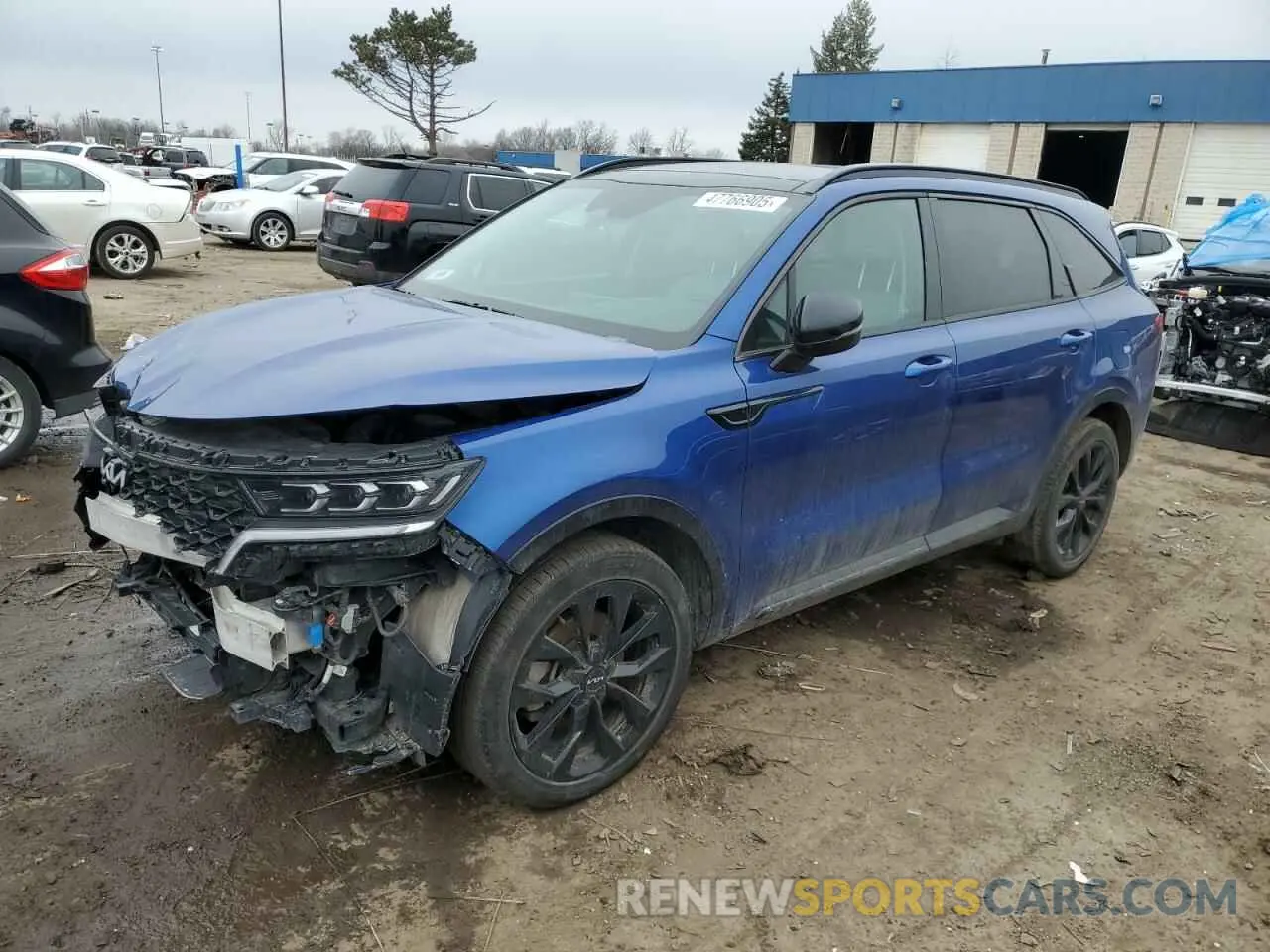 1 fotografías del automóvil dañado 5XYRK4LF7PG172345 KIA SORENTO 2023