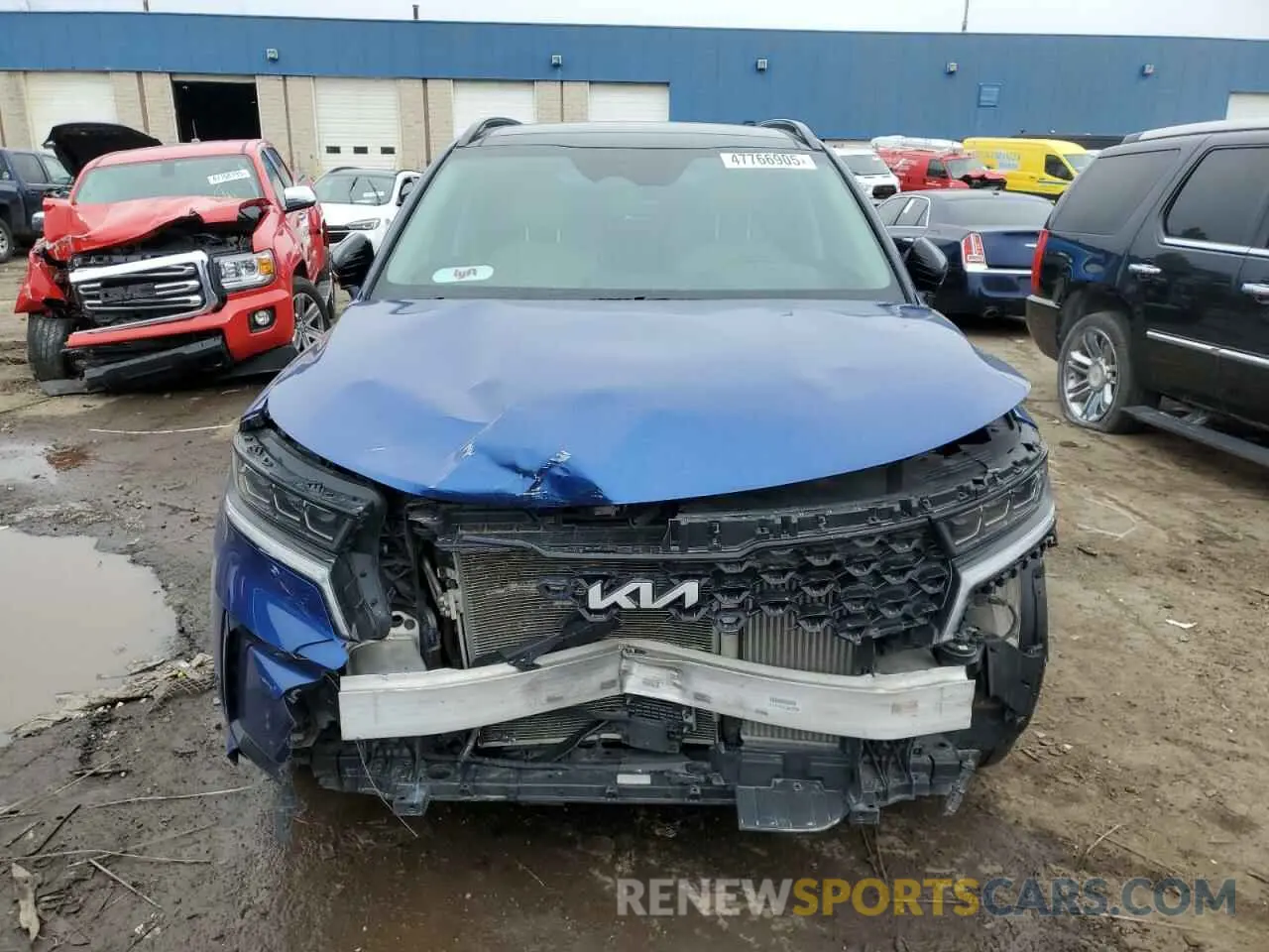 5 fotografías del automóvil dañado 5XYRK4LF7PG172345 KIA SORENTO 2023