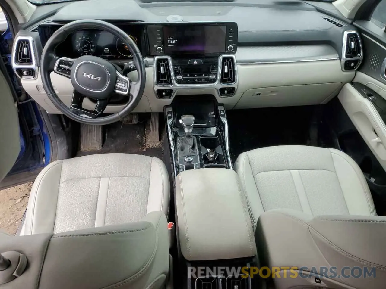 8 fotografías del automóvil dañado 5XYRK4LF7PG172345 KIA SORENTO 2023