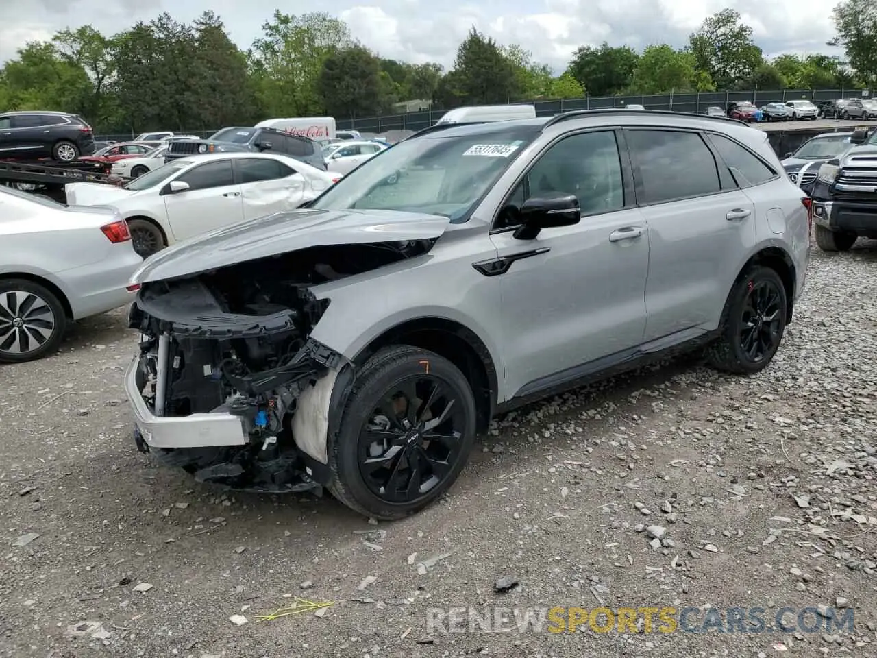 1 fotografías del automóvil dañado 5XYRK4LF8PG245836 KIA SORENTO 2023