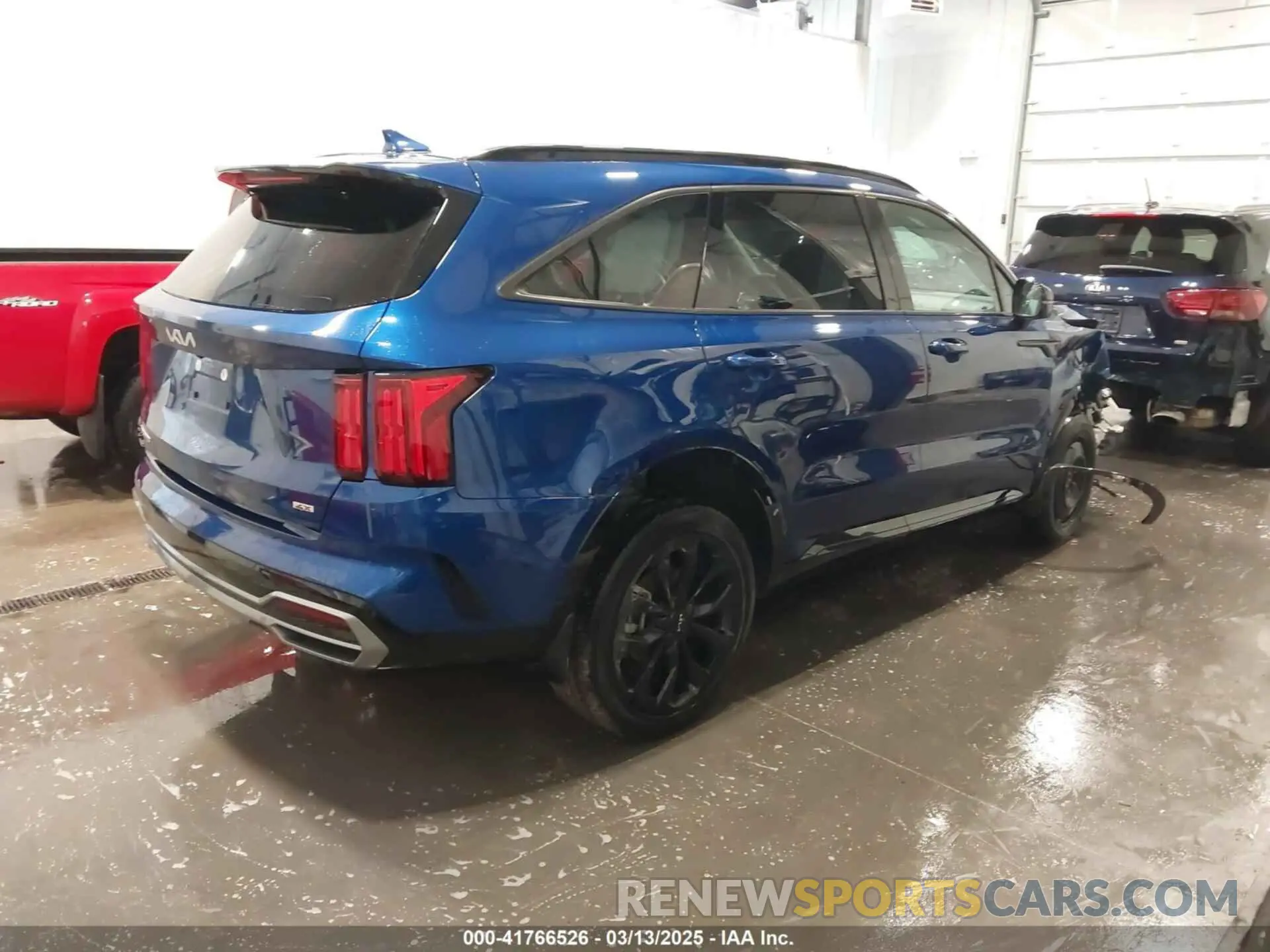 4 fotografías del automóvil dañado 5XYRKDLF0PG197622 KIA SORENTO 2023