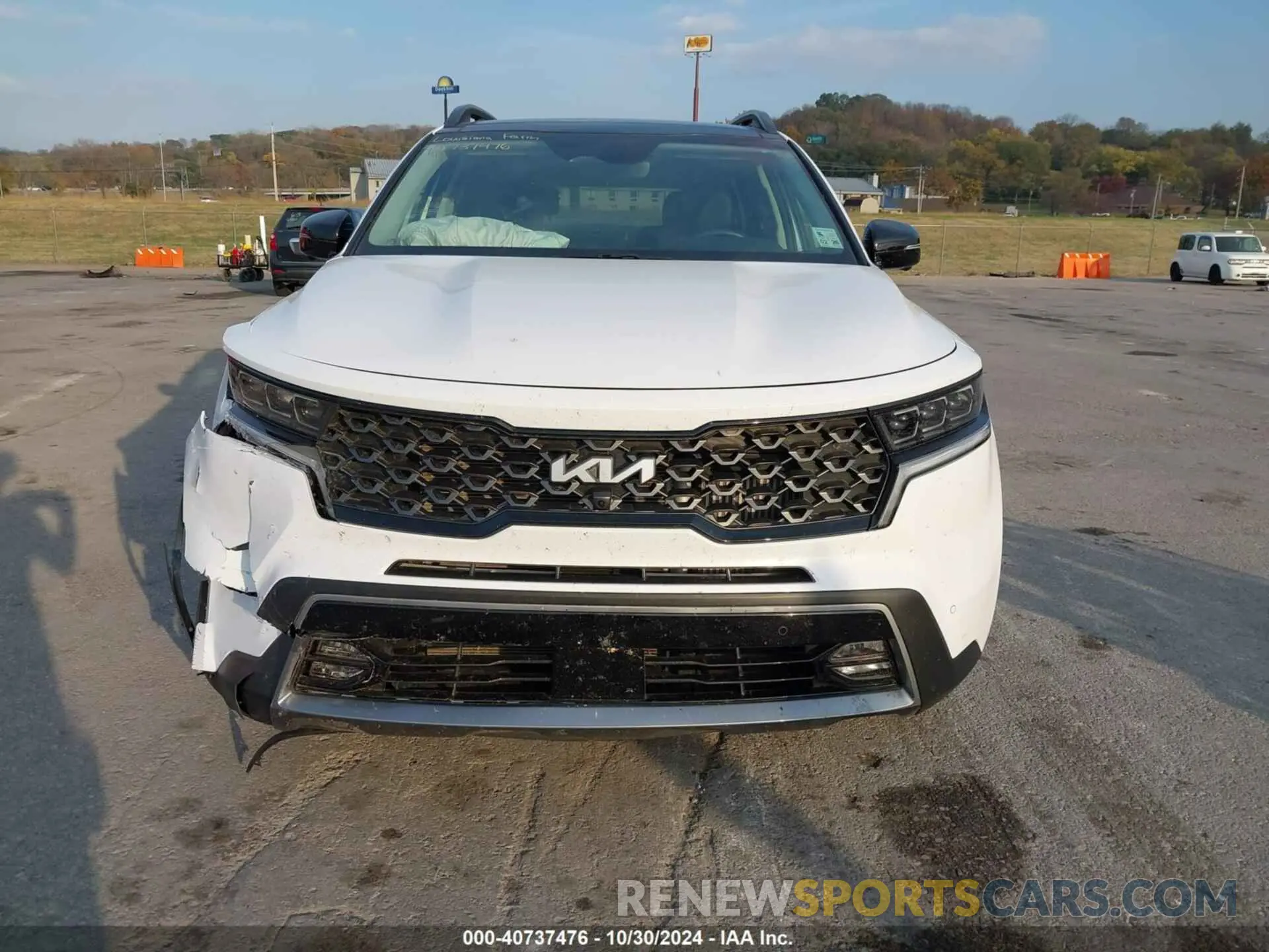 12 fotografías del automóvil dañado 5XYRKDLF1PG237268 KIA SORENTO 2023