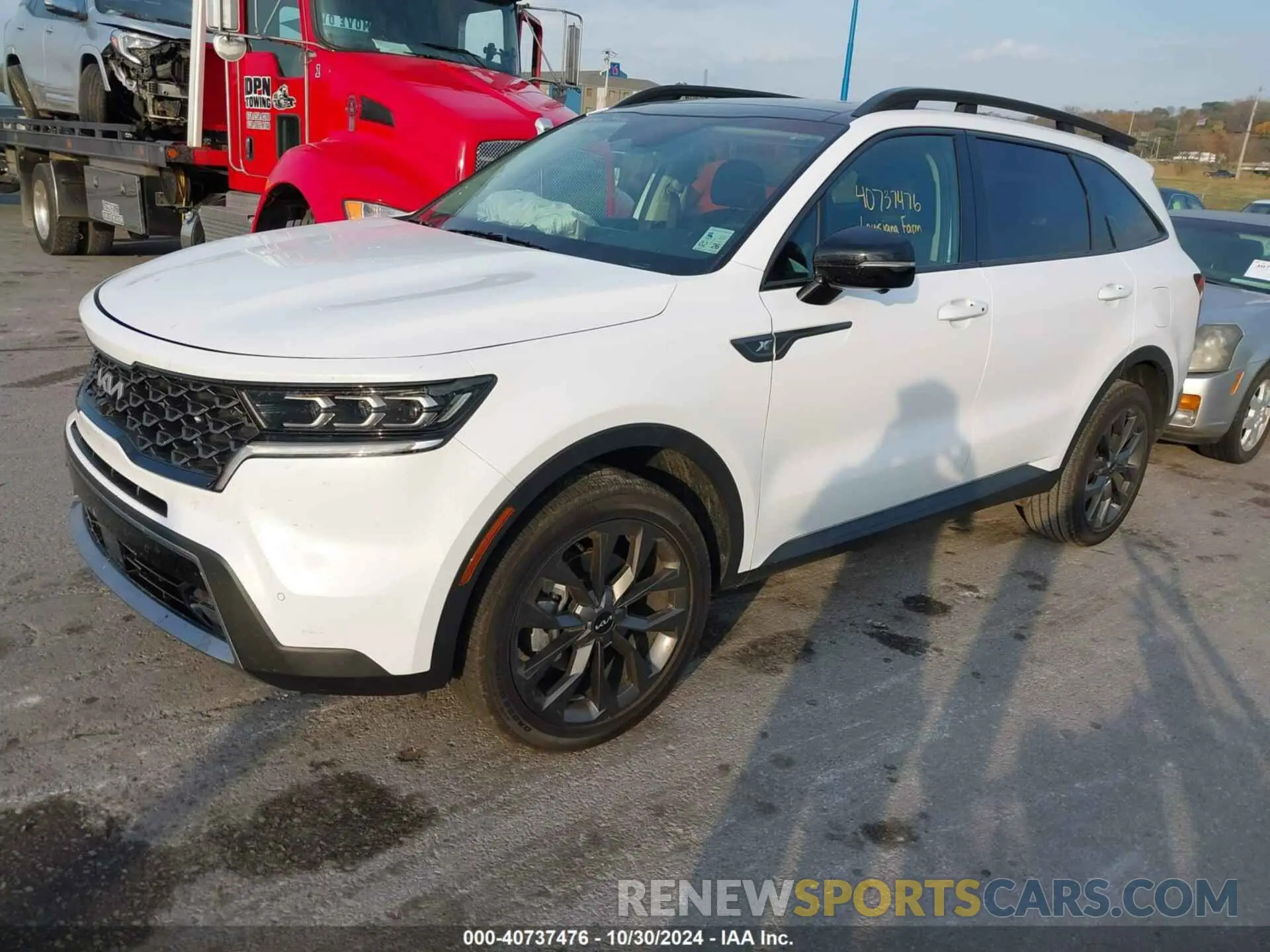2 fotografías del automóvil dañado 5XYRKDLF1PG237268 KIA SORENTO 2023