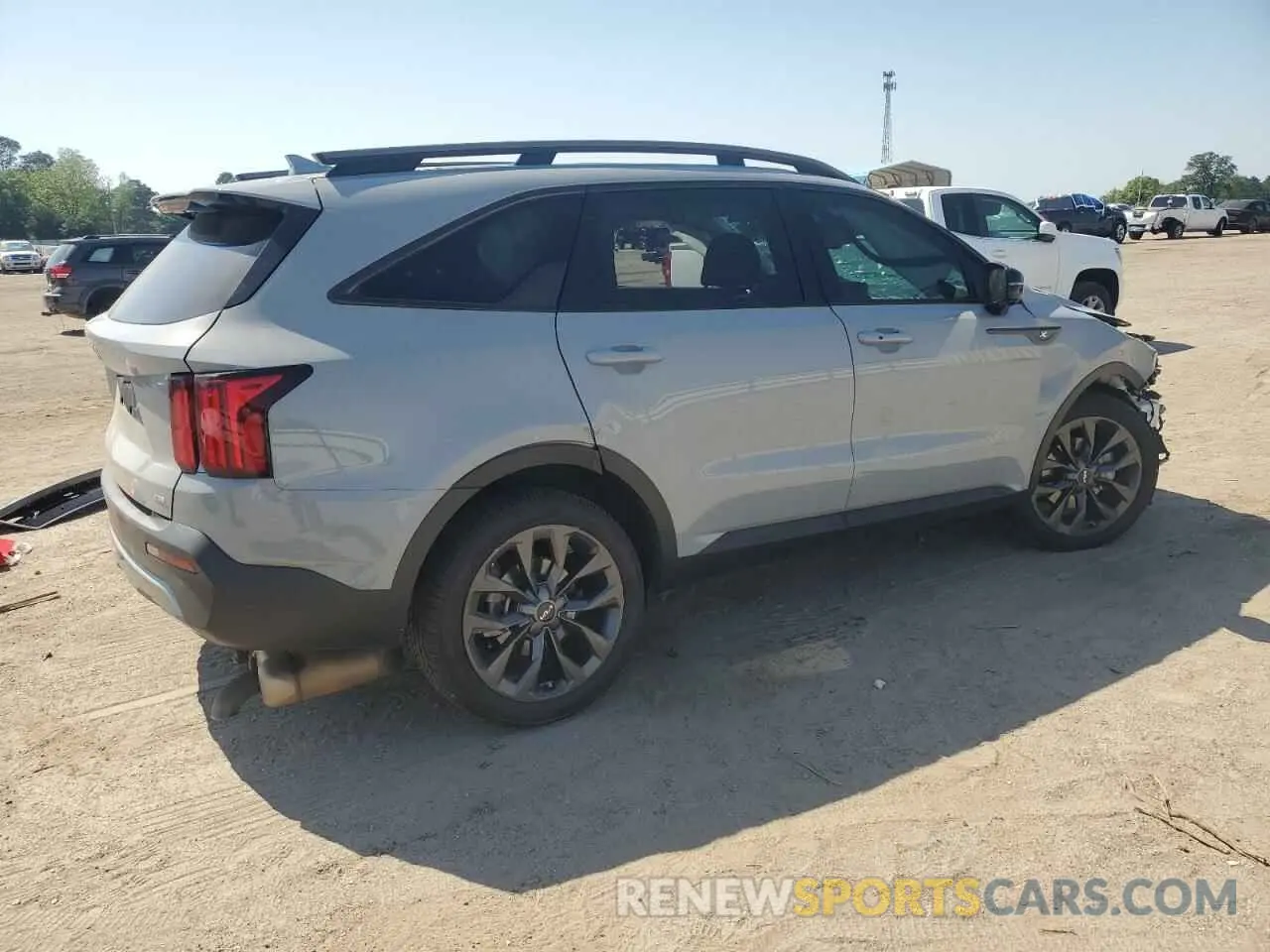 3 fotografías del automóvil dañado 5XYRKDLF3PG168325 KIA SORENTO 2023