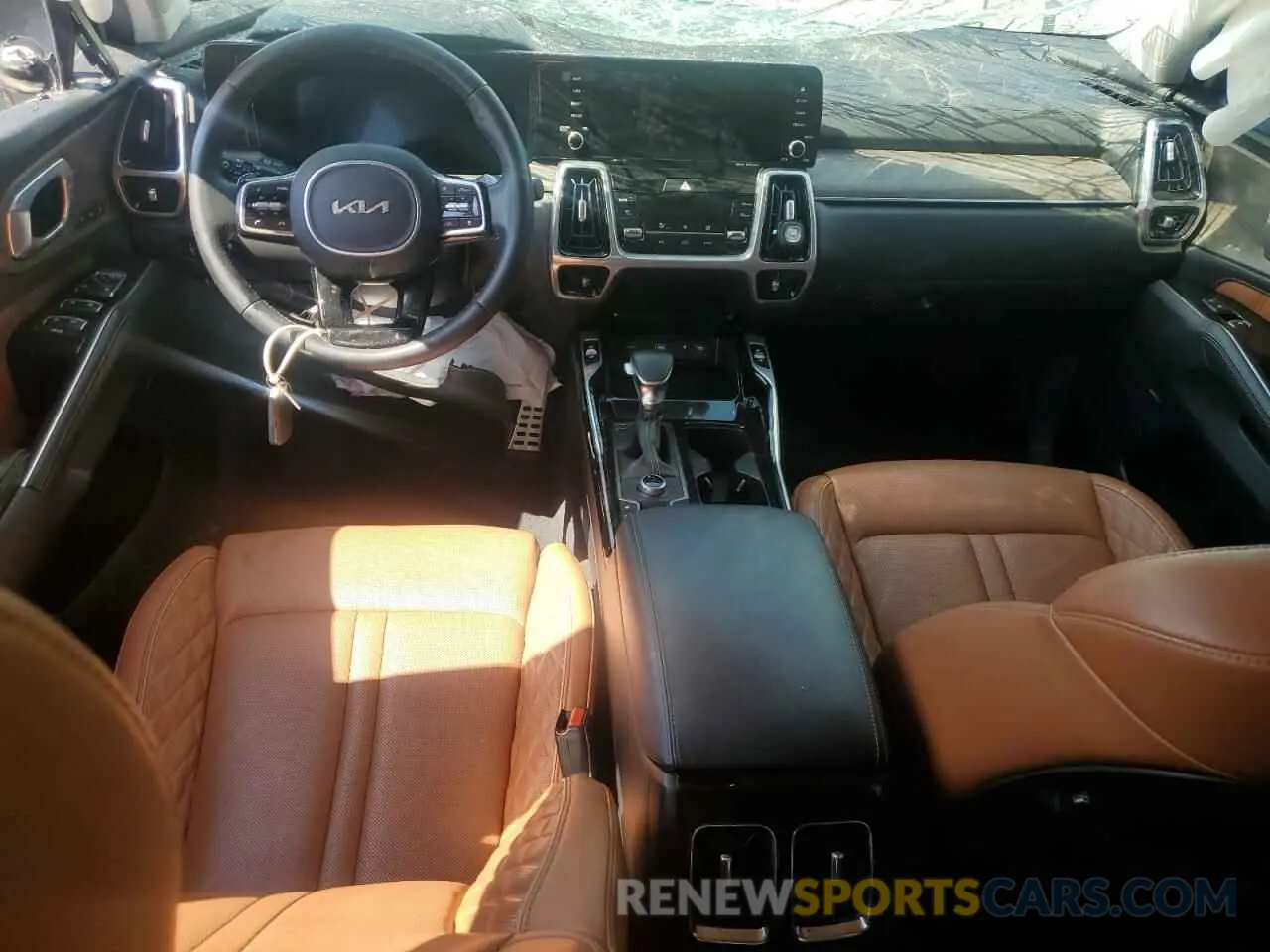 8 fotografías del automóvil dañado 5XYRKDLF3PG168325 KIA SORENTO 2023