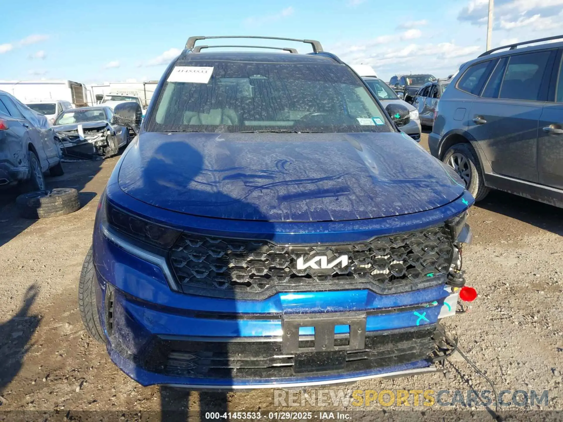 12 fotografías del automóvil dañado 5XYRKDLF3PG196545 KIA SORENTO 2023