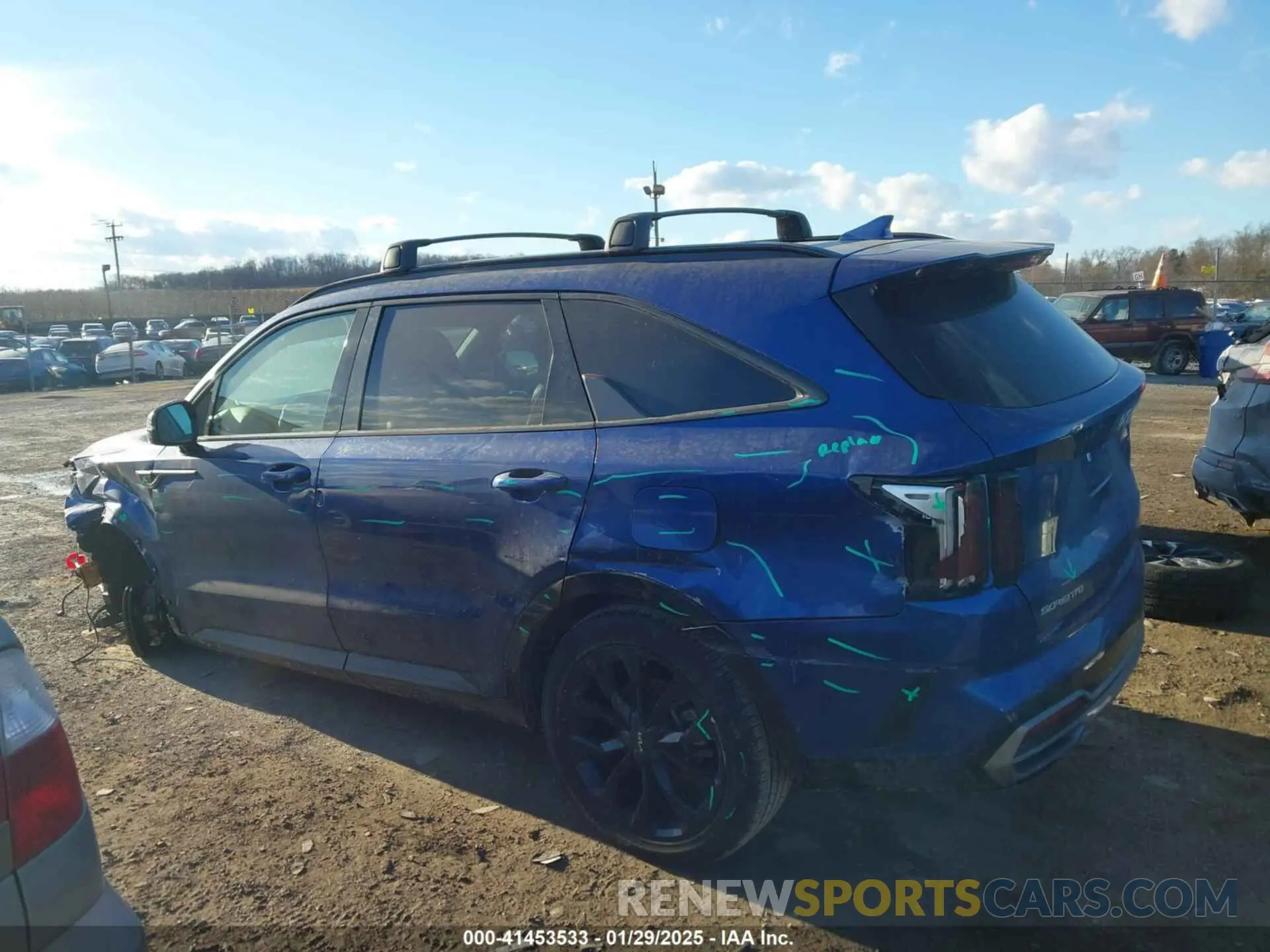 14 fotografías del automóvil dañado 5XYRKDLF3PG196545 KIA SORENTO 2023