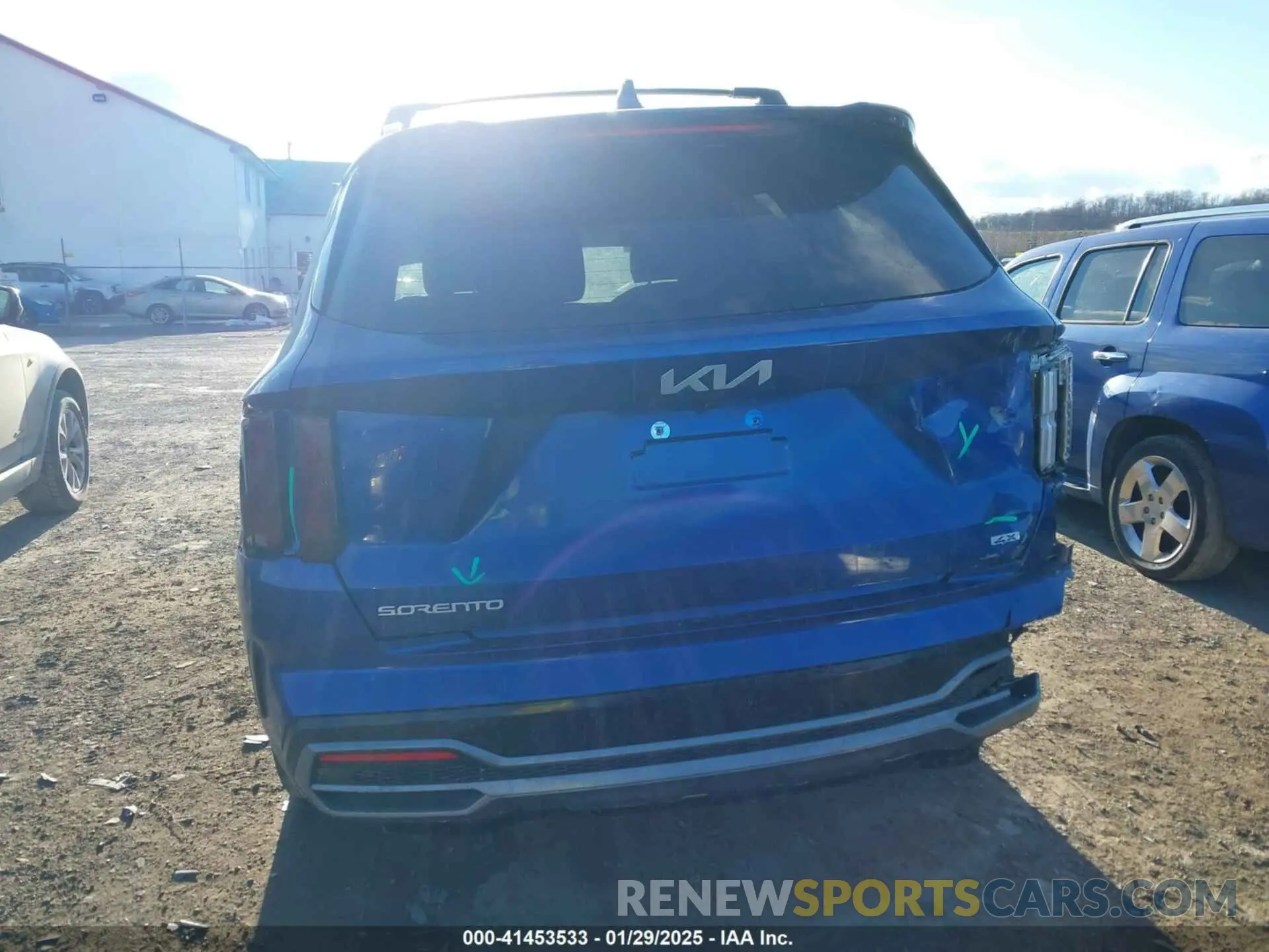 16 fotografías del automóvil dañado 5XYRKDLF3PG196545 KIA SORENTO 2023