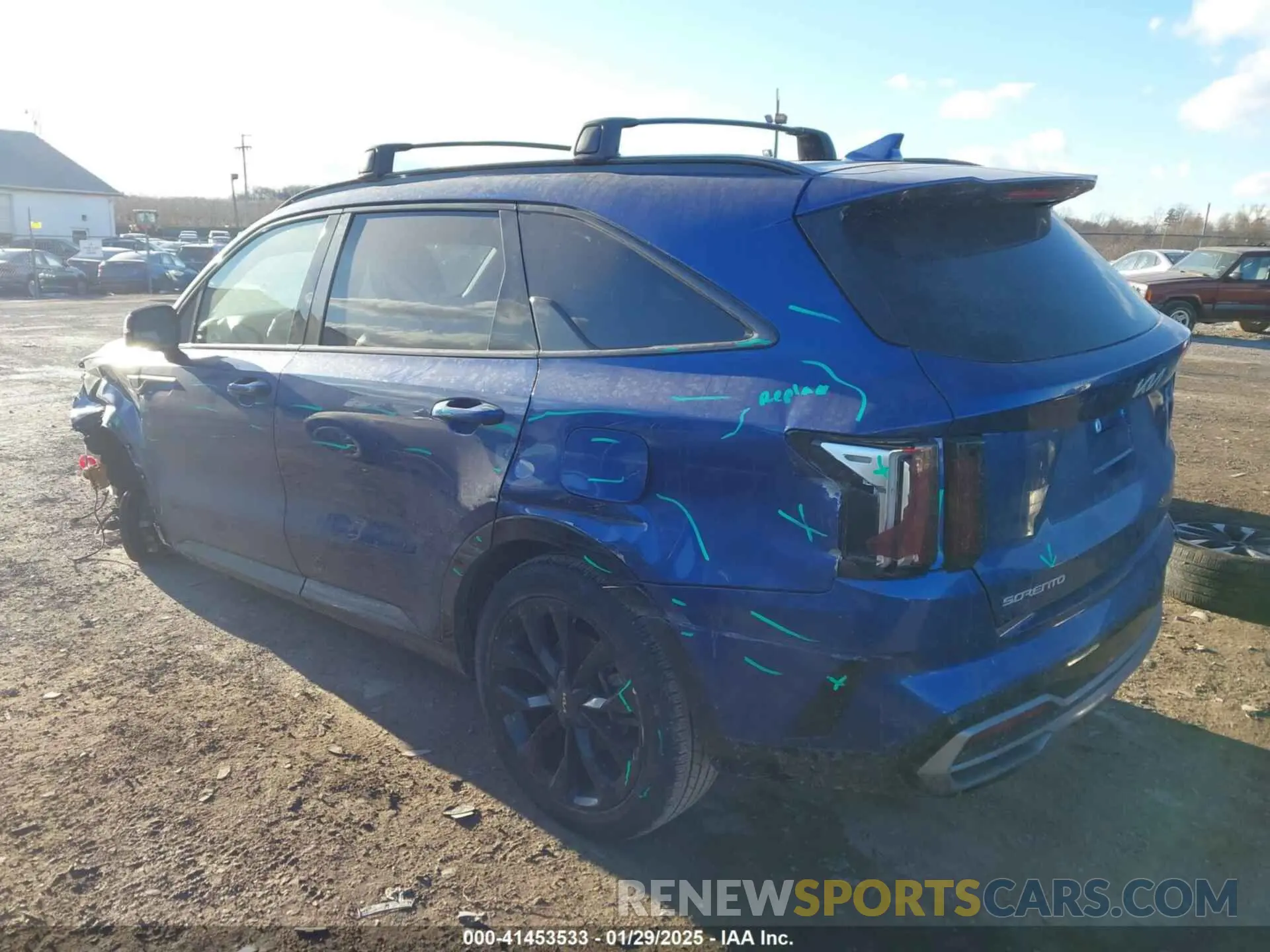 18 fotografías del automóvil dañado 5XYRKDLF3PG196545 KIA SORENTO 2023