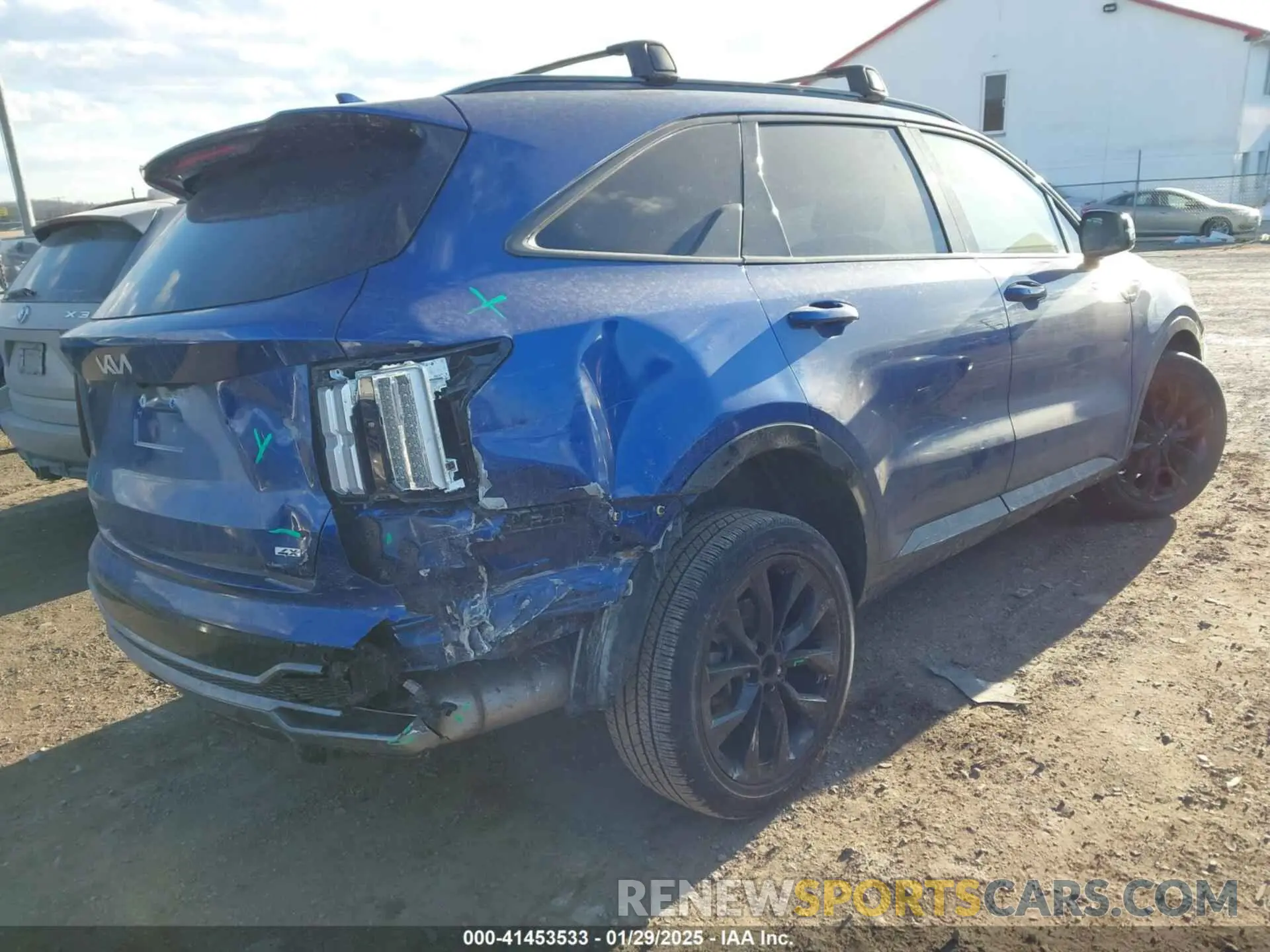4 fotografías del automóvil dañado 5XYRKDLF3PG196545 KIA SORENTO 2023