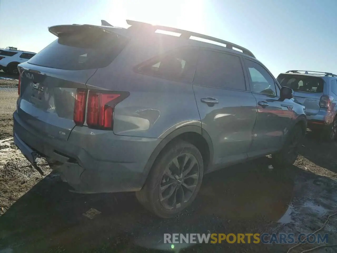3 fotografías del automóvil dañado 5XYRKDLF3PG229821 KIA SORENTO 2023