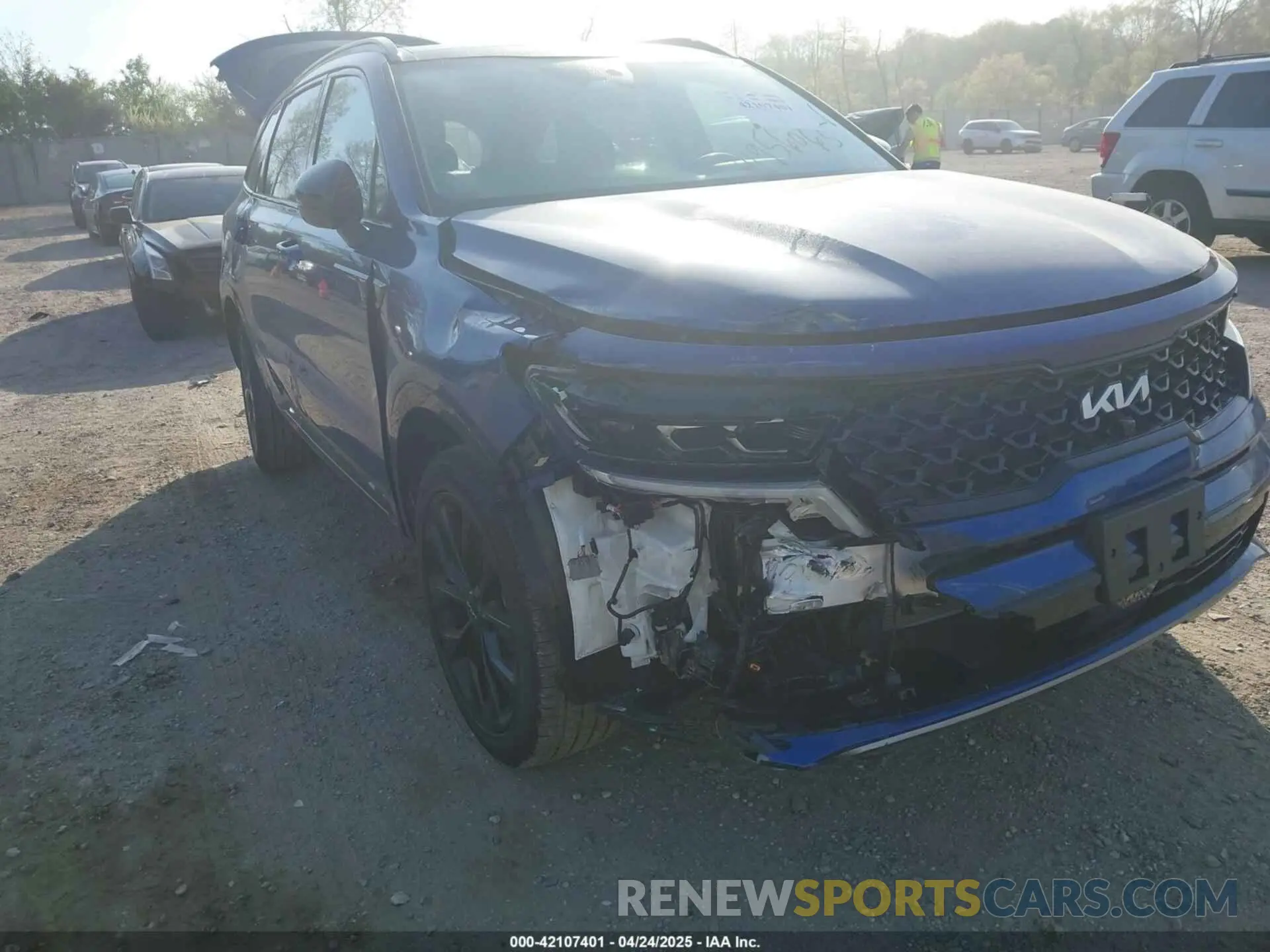 6 fotografías del automóvil dañado 5XYRKDLF4PG215989 KIA SORENTO 2023