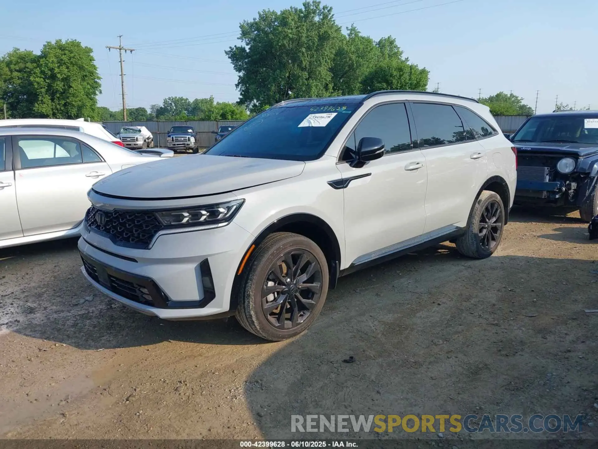 2 fotografías del automóvil dañado 5XYRKDLF7PG195334 KIA SORENTO 2023