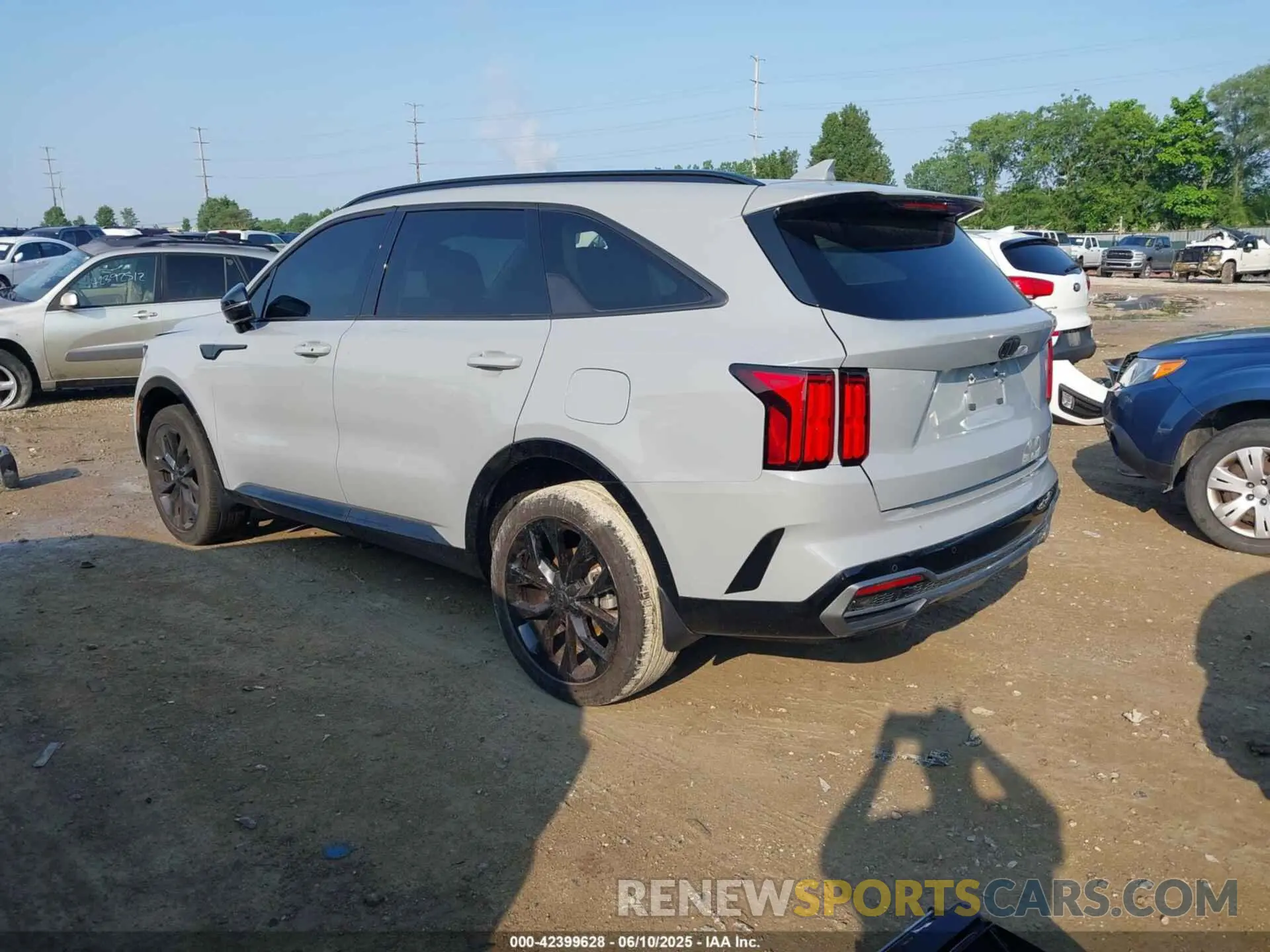 3 fotografías del automóvil dañado 5XYRKDLF7PG195334 KIA SORENTO 2023